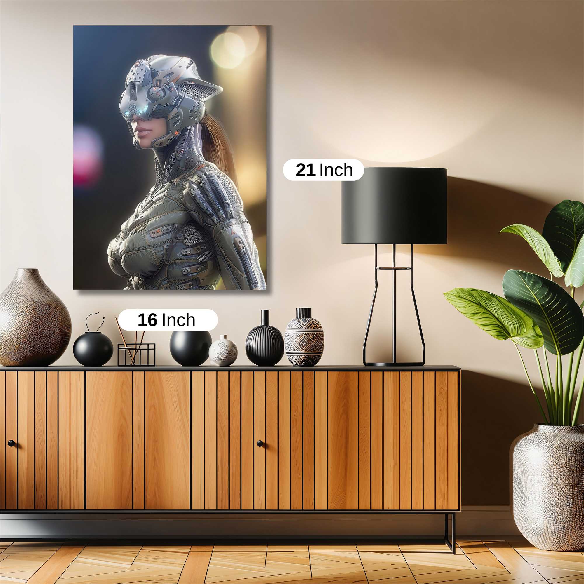 Cyborg Mystique Safe Wall Magnetic / M