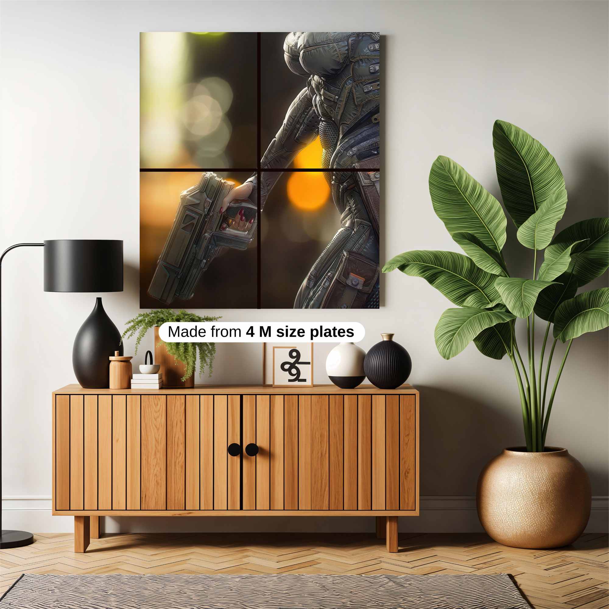 Futuristic Guardian Safe Wall Magnetic / M