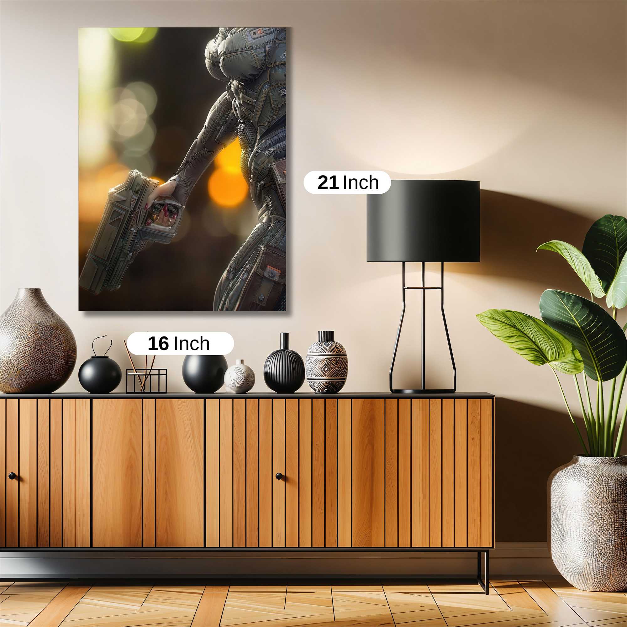 Futuristic Guardian Safe Wall Magnetic / M