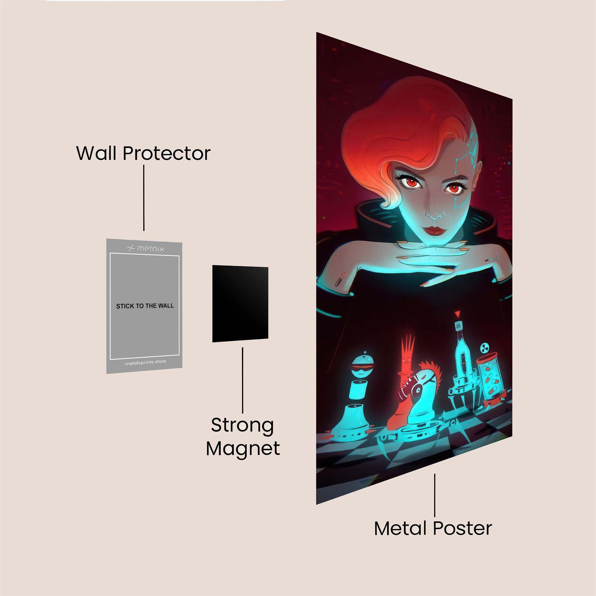 Chess Enigma Safe Wall Magnetic / M