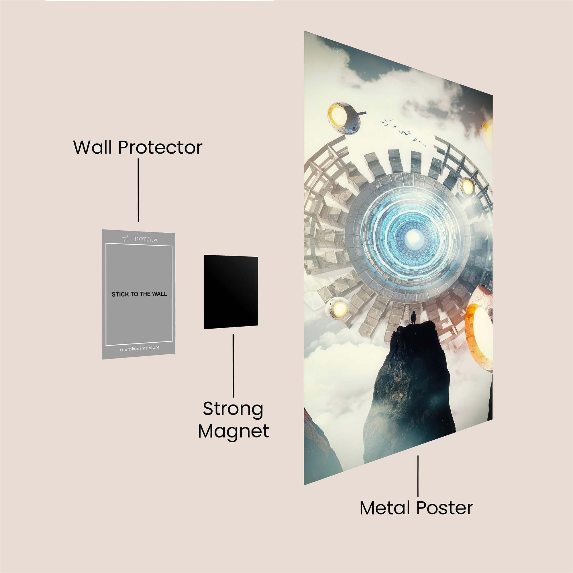 Celestial Convergence Safe Wall Magnetic / M
