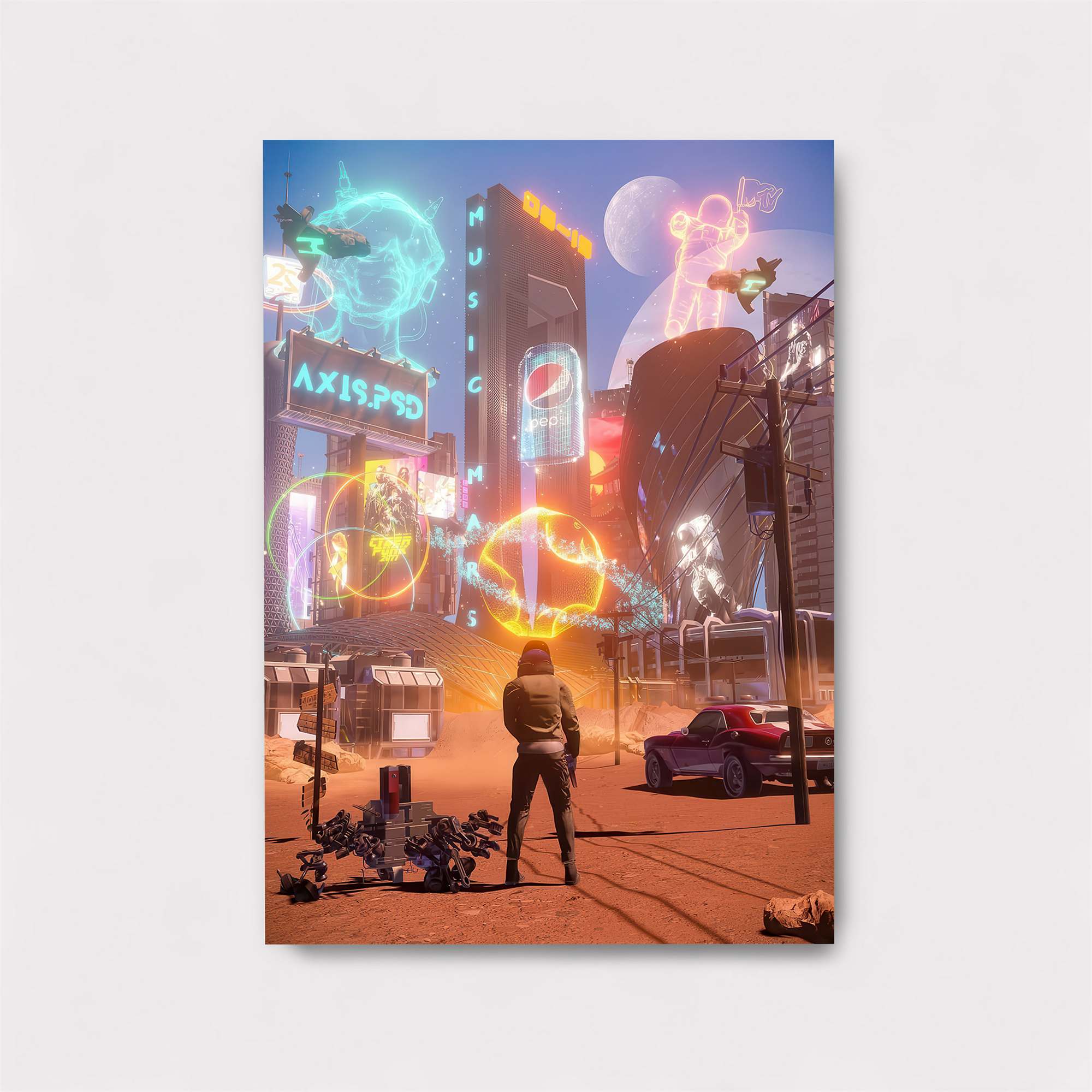 Neon Utopia Safe Wall Magnetic / M