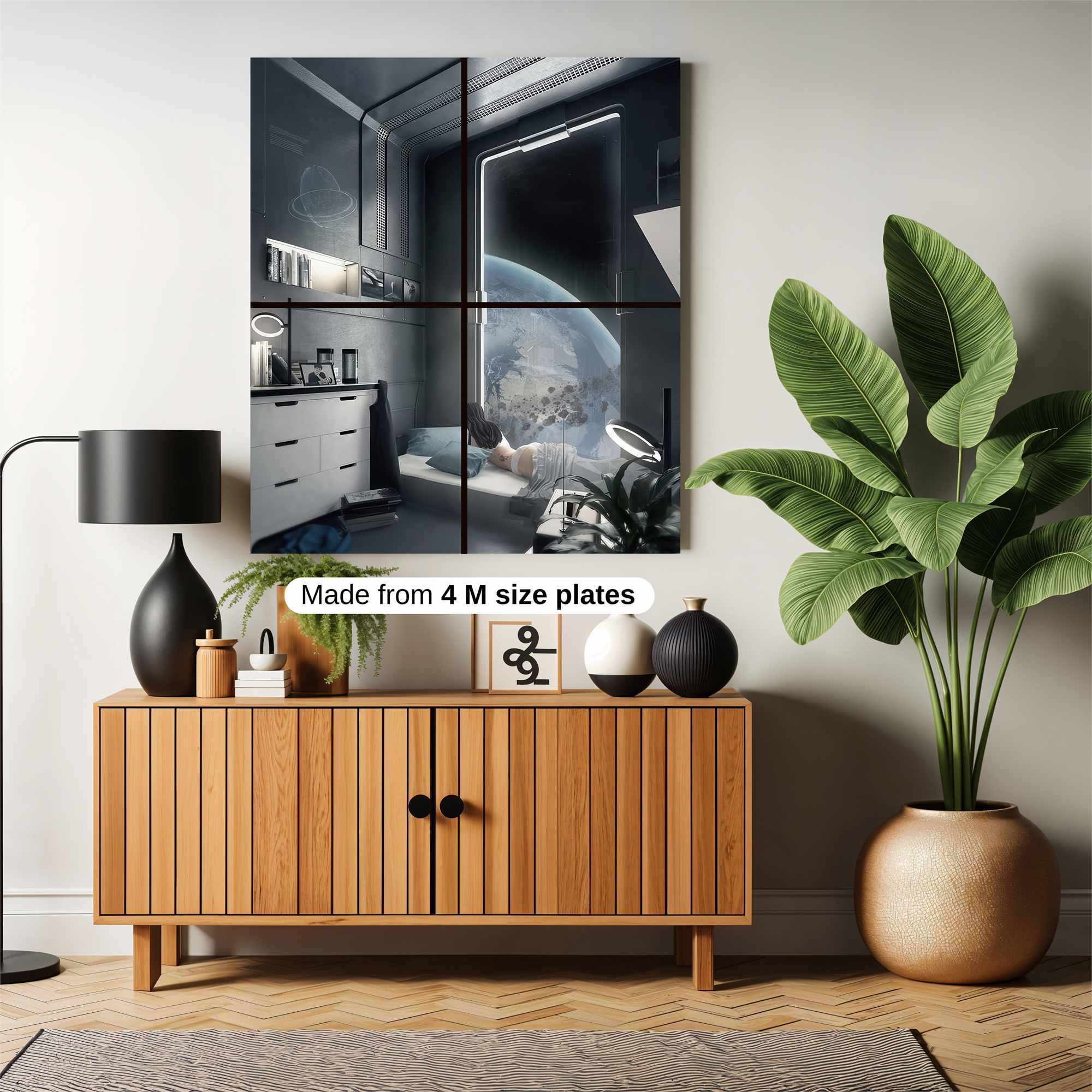 Cosmic Reflection Safe Wall Magnetic / M