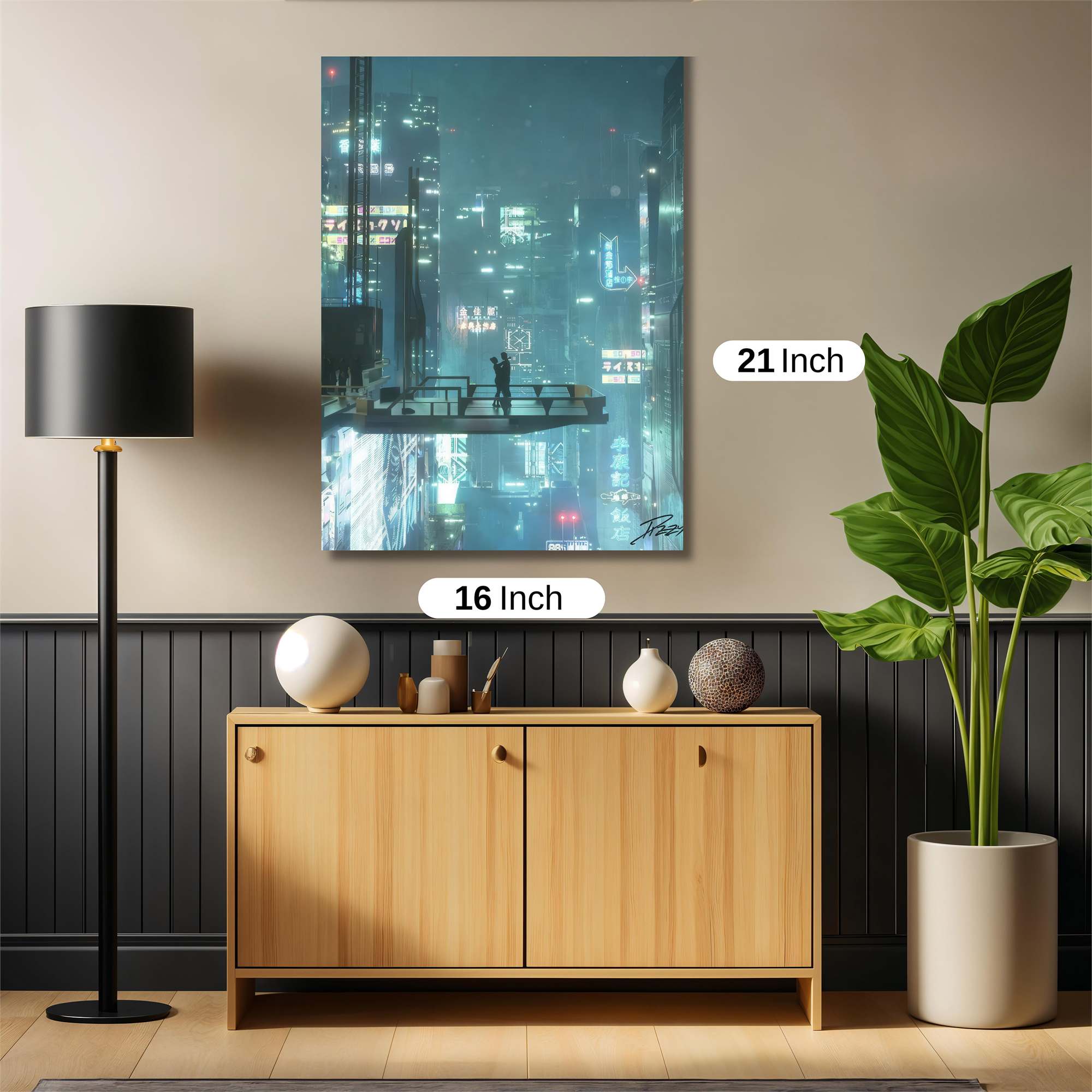 Neon Rendezvous Safe Wall Magnetic / M