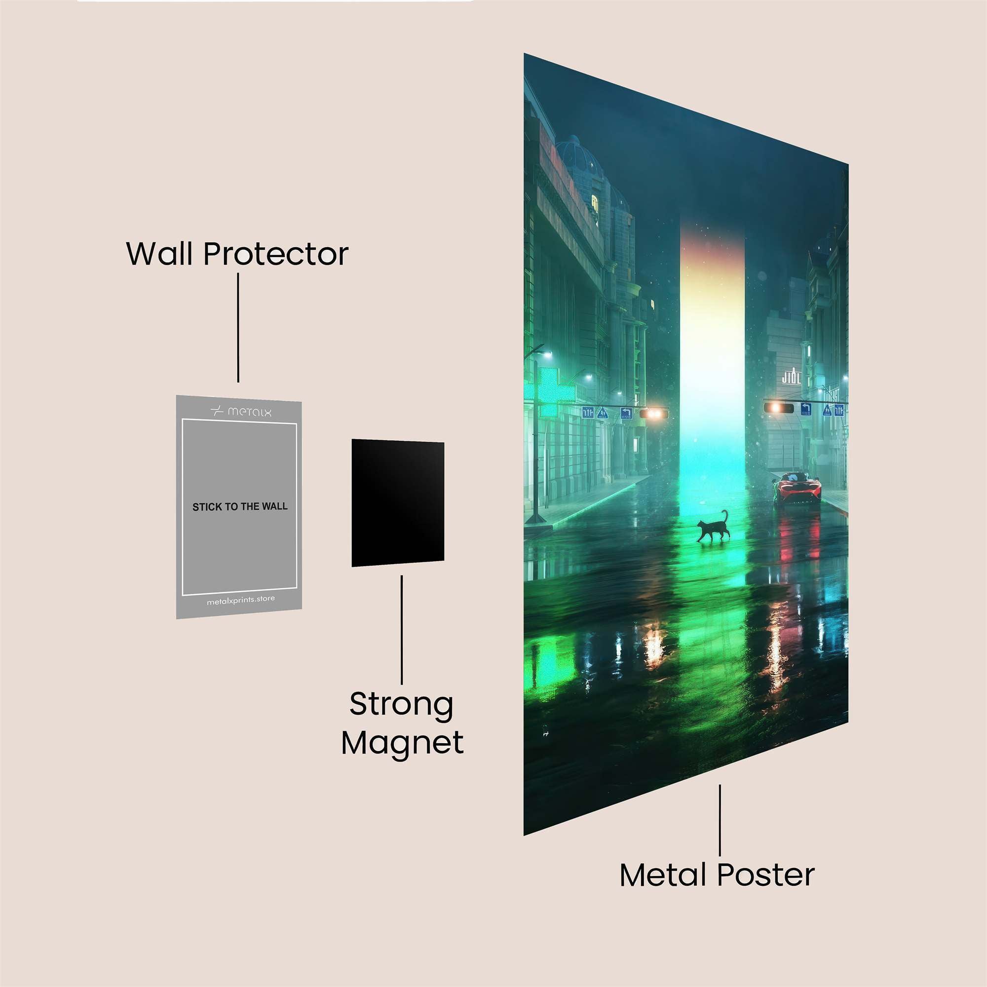 Portal Serenity Safe Wall Magnetic / M