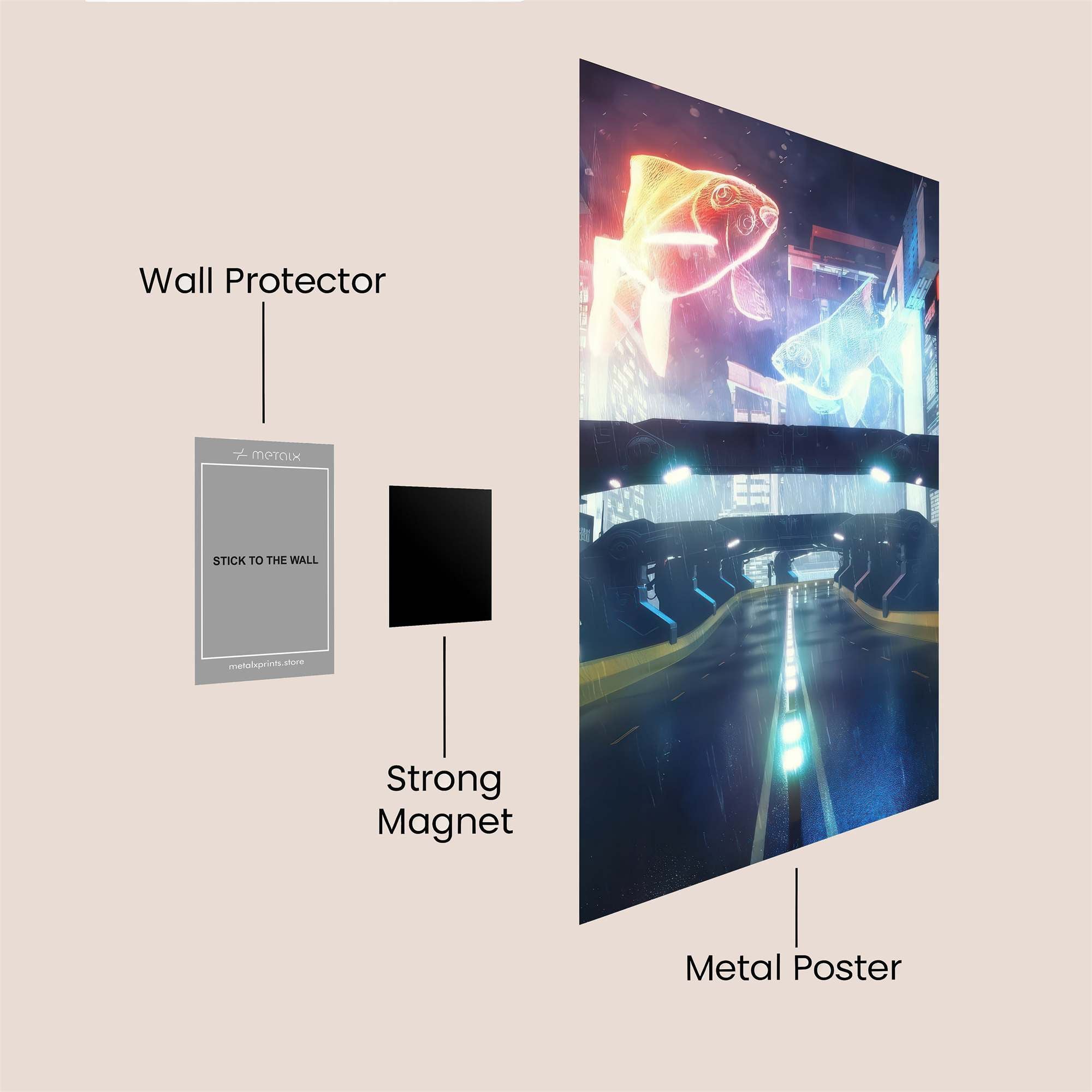 Starry Serenity Safe Wall Magnetic / M