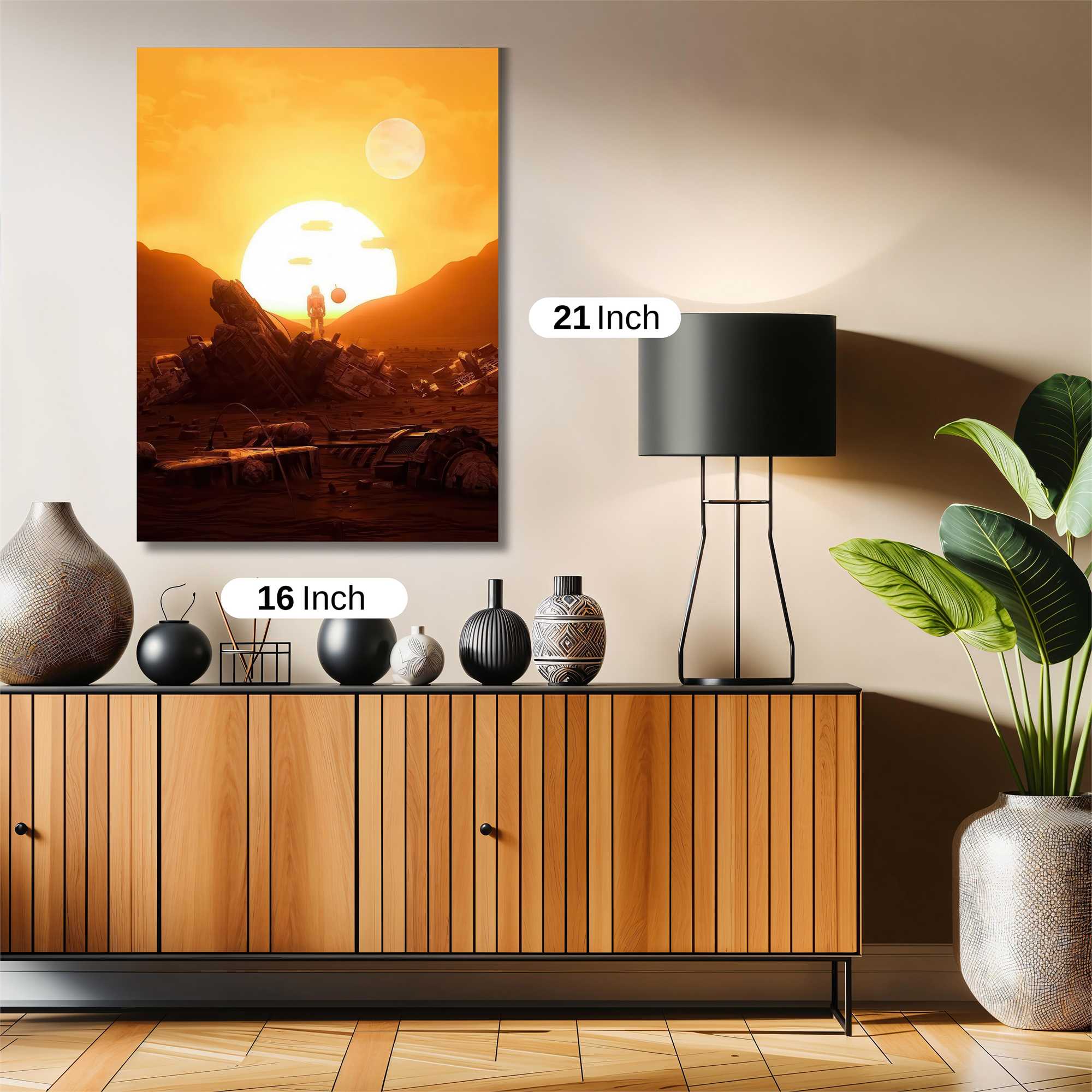 Martian Solitude Safe Wall Magnetic / M