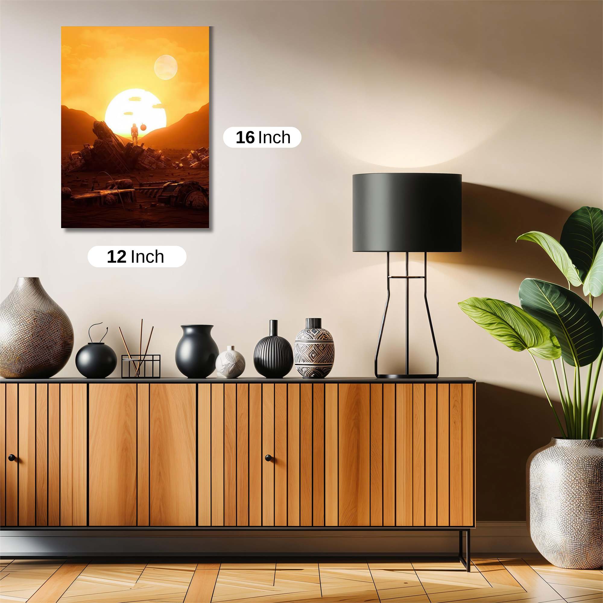 Martian Solitude Safe Wall Magnetic / M