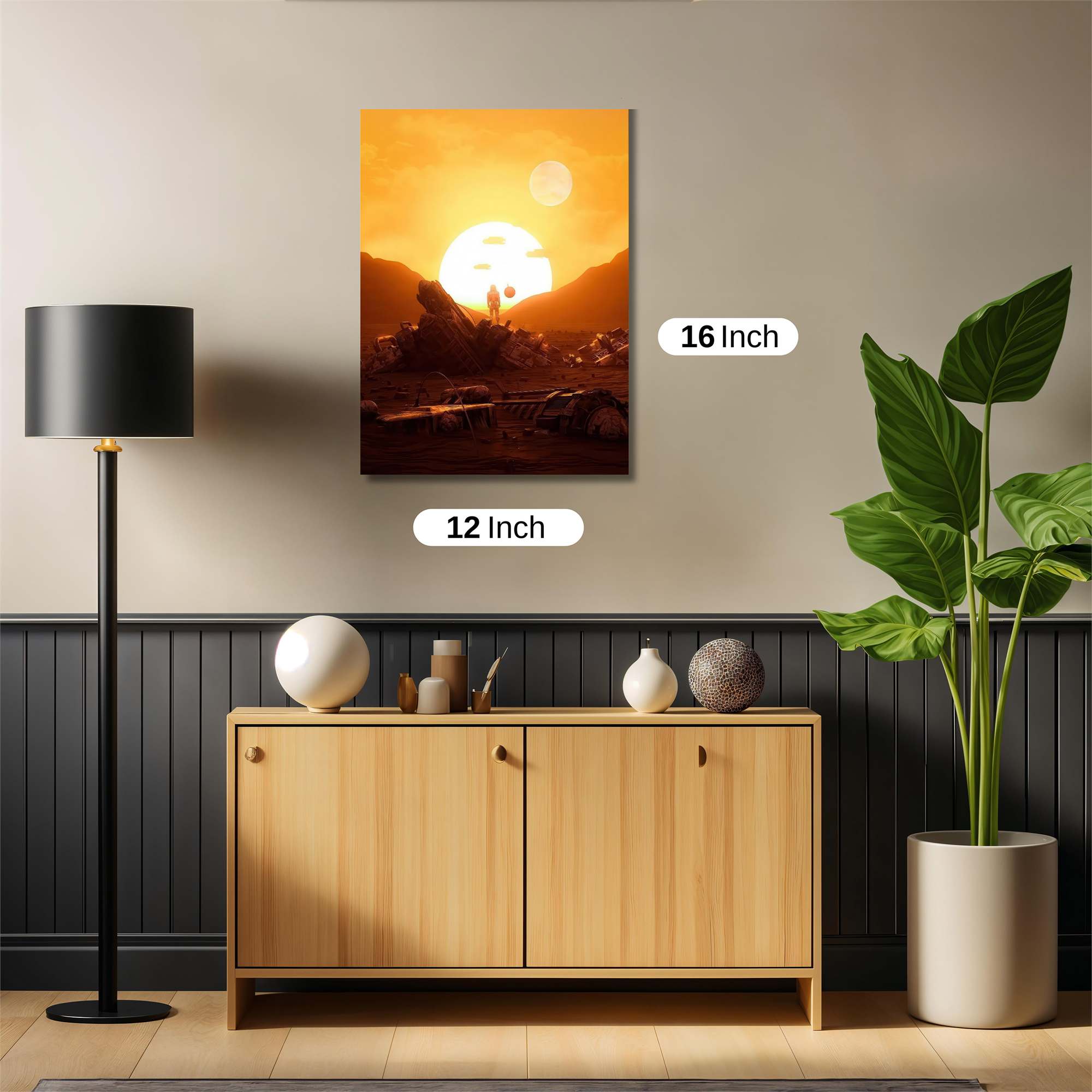 Martian Solitude Safe Wall Magnetic / M