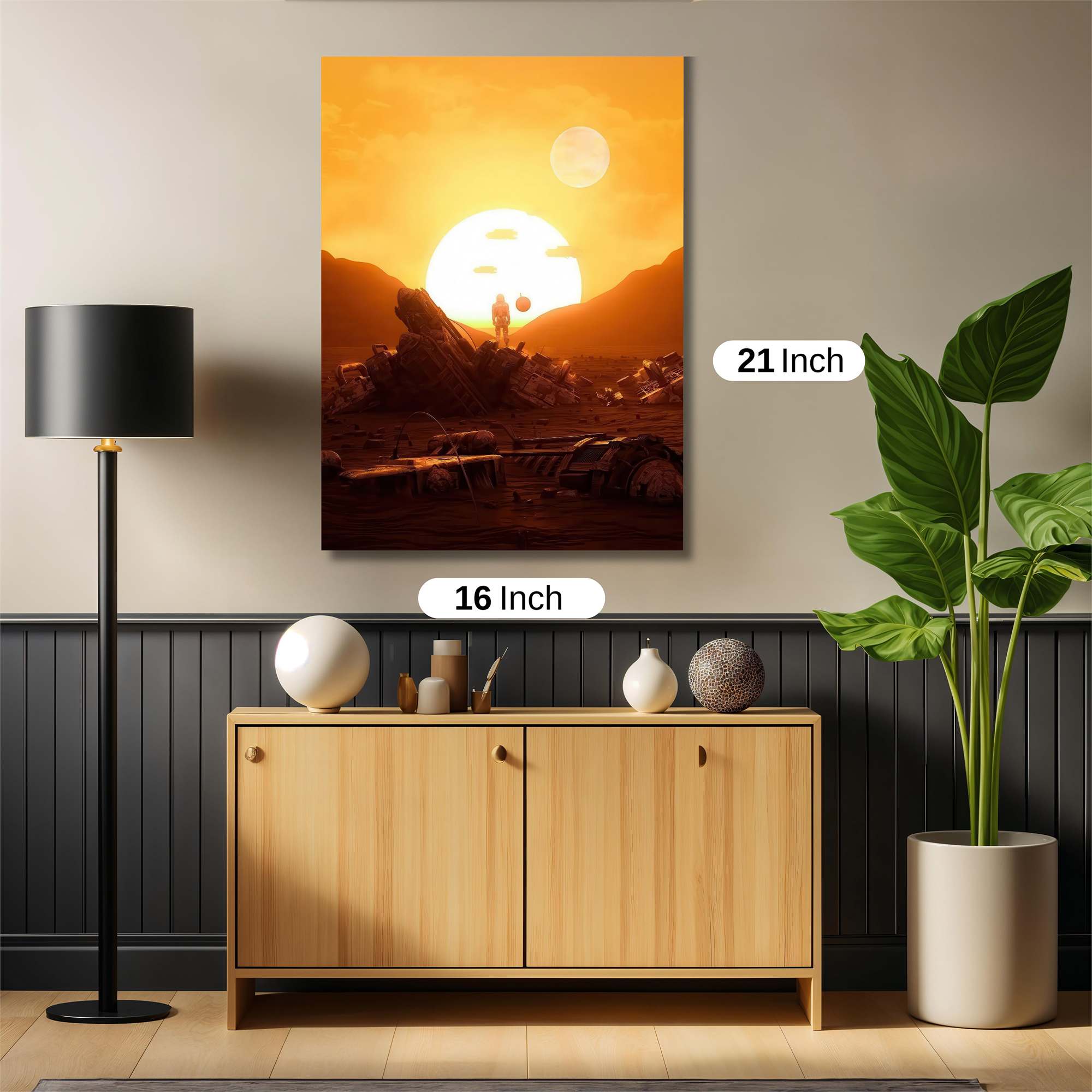 Martian Solitude Safe Wall Magnetic / M