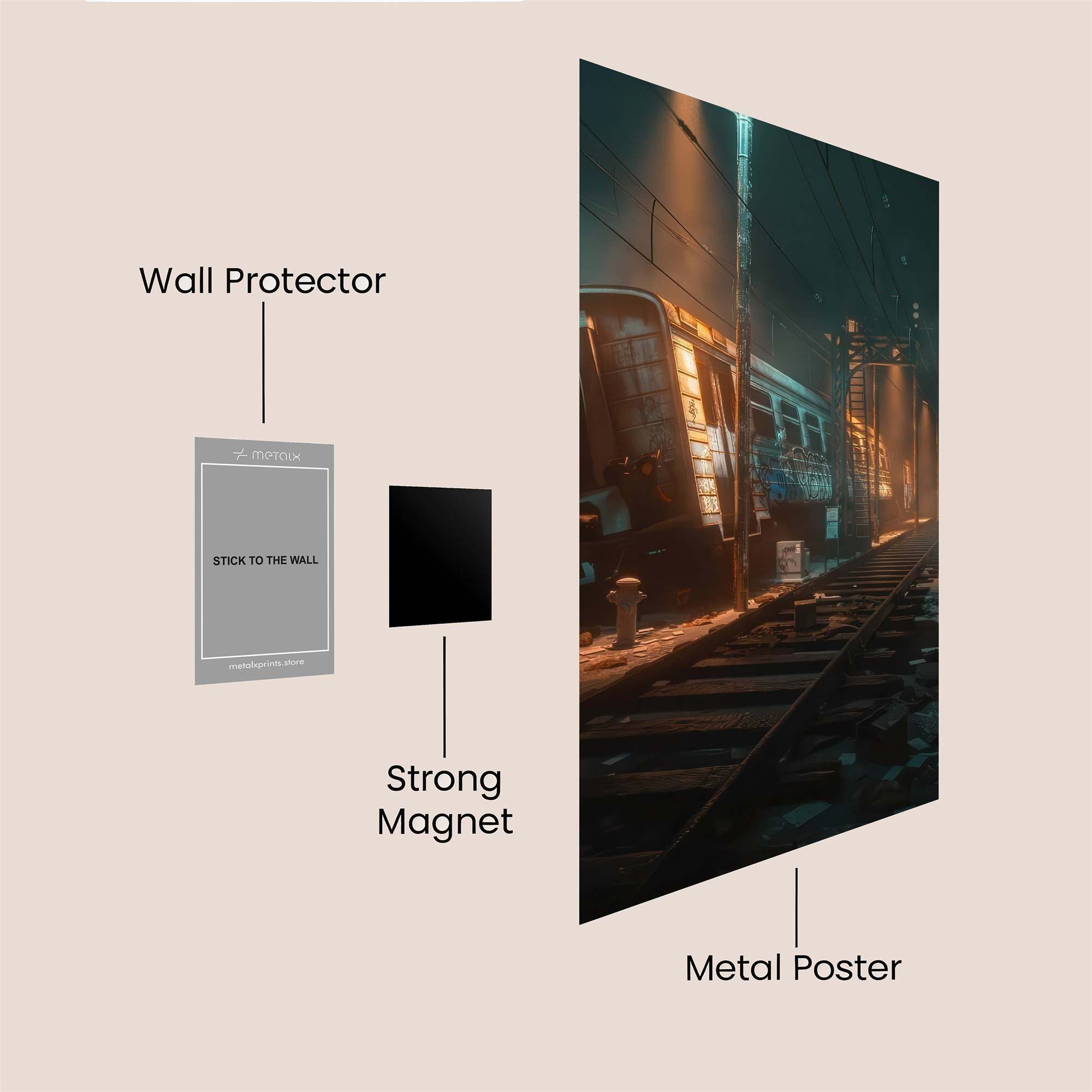 Abandoned Reverie Safe Wall Magnetic / M