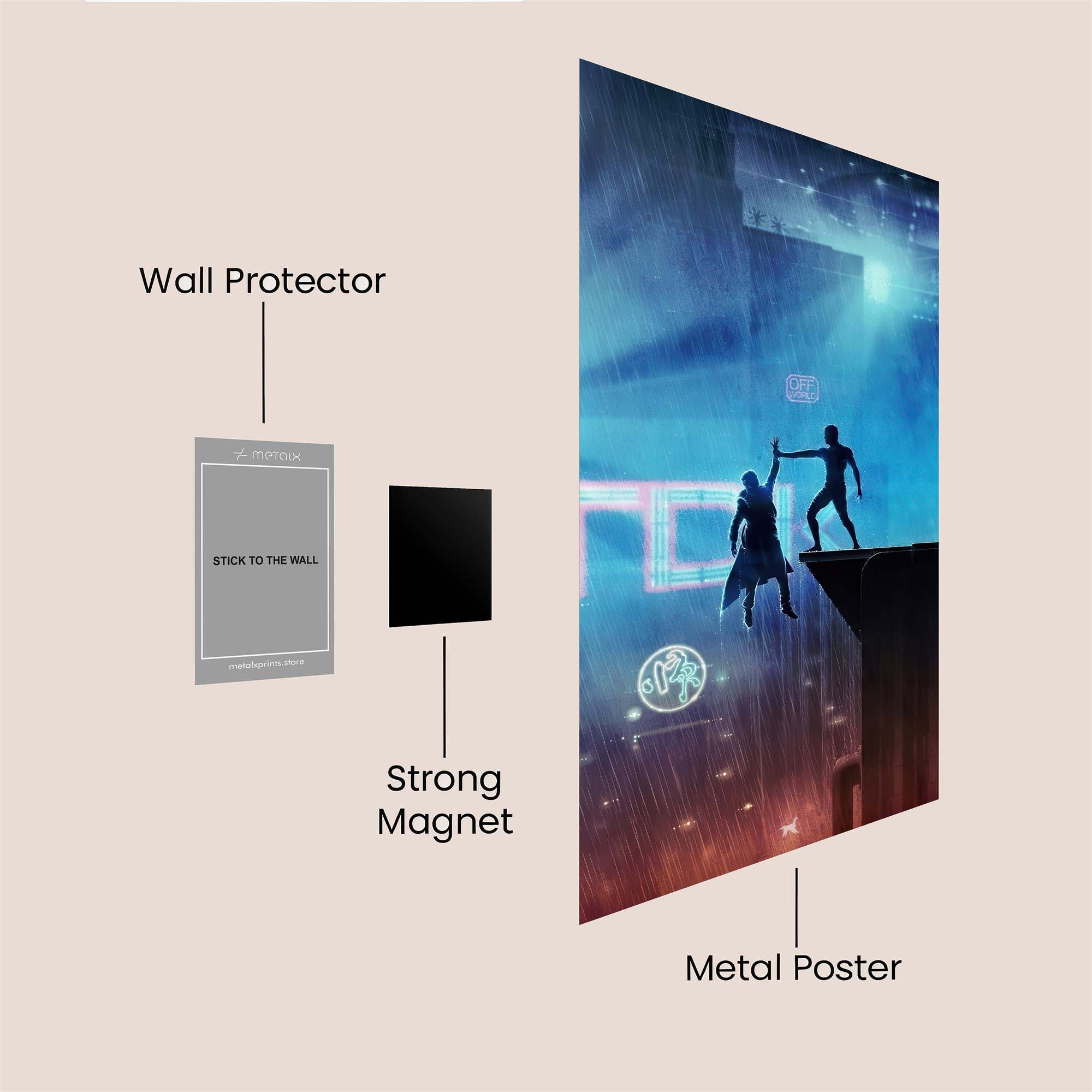Cyberpunk Resilience Safe Wall Magnetic / M