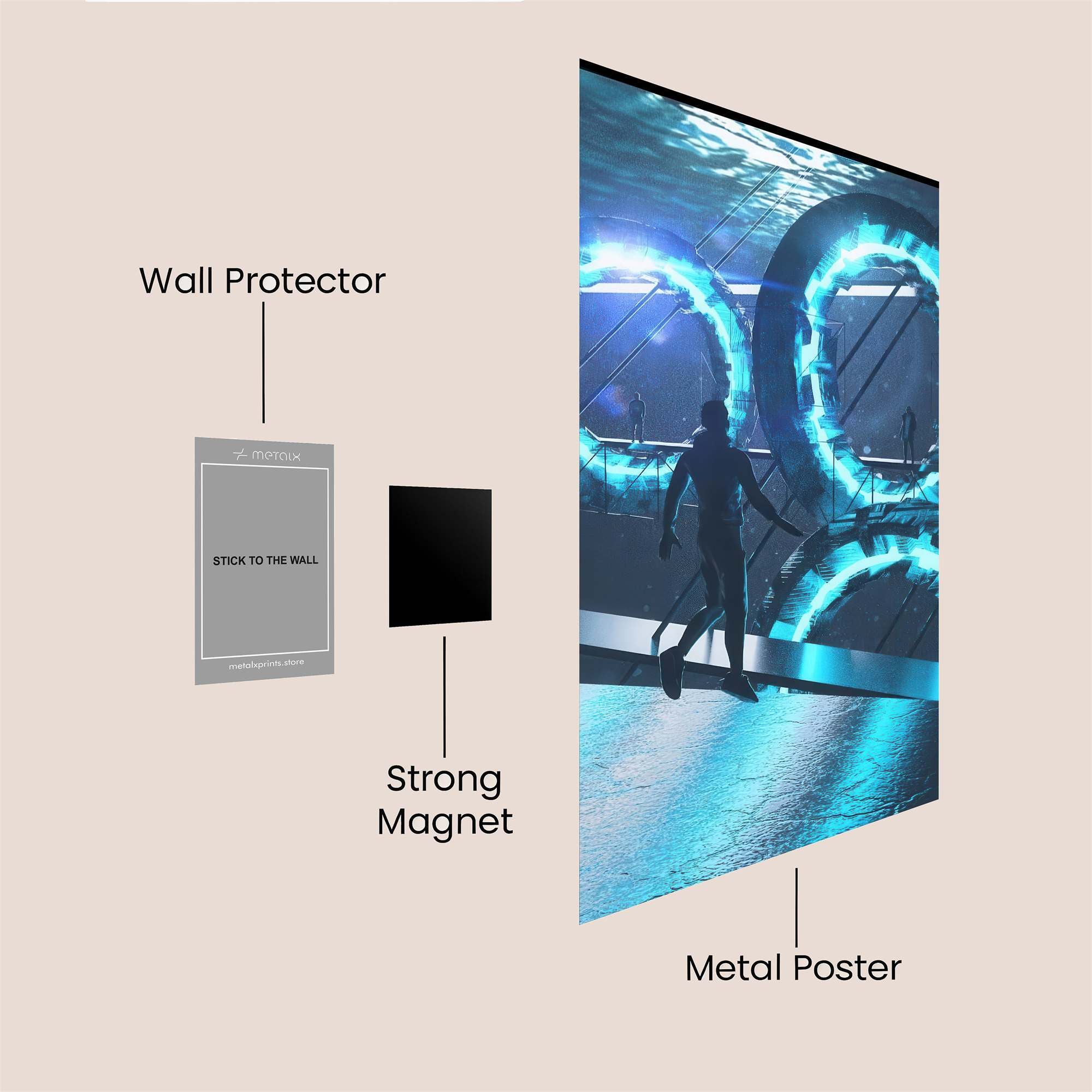 Portal Odyssey Safe Wall Magnetic / M