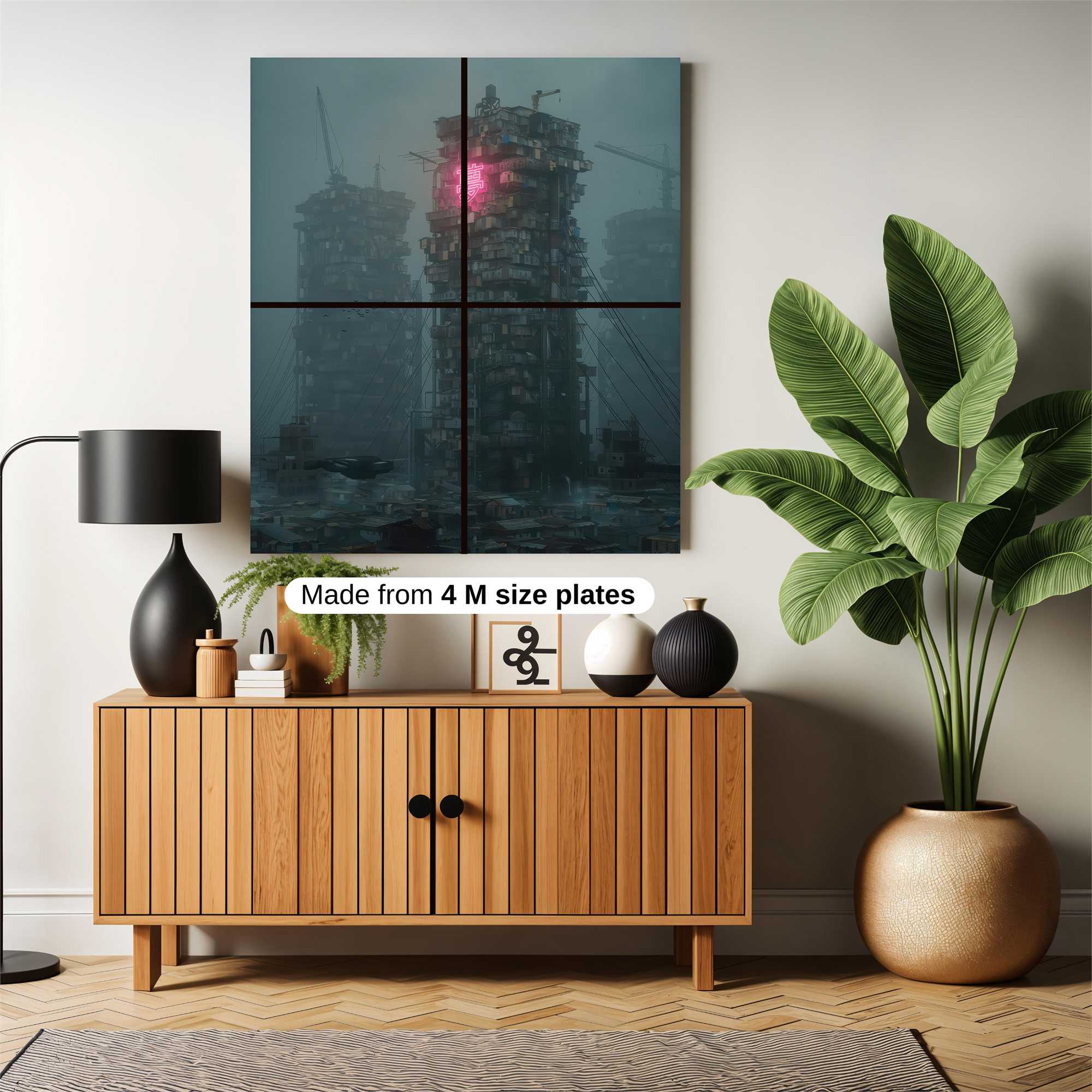 Dystopian Glow Safe Wall Magnetic / M
