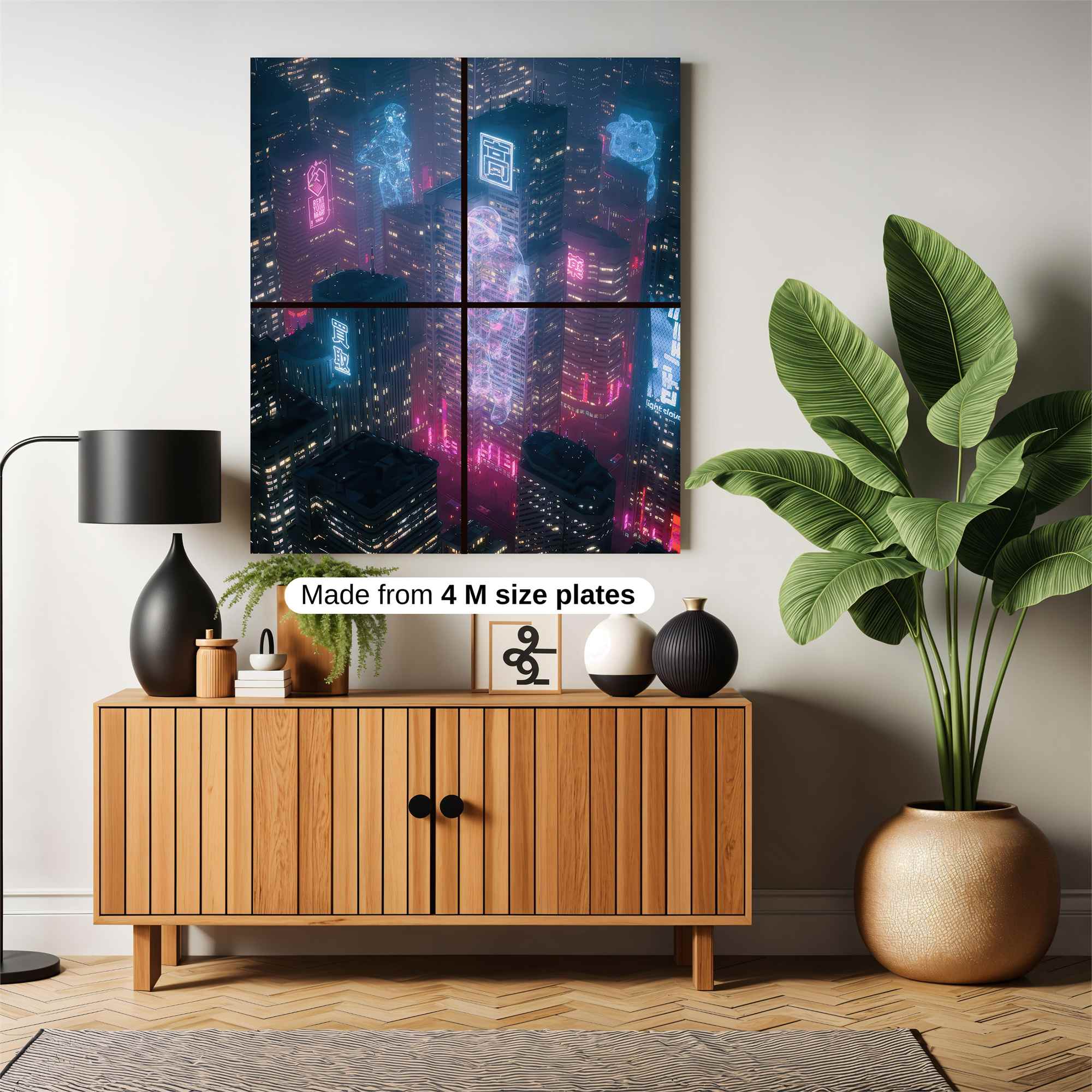 Neon Whimsy Safe Wall Magnetic / M