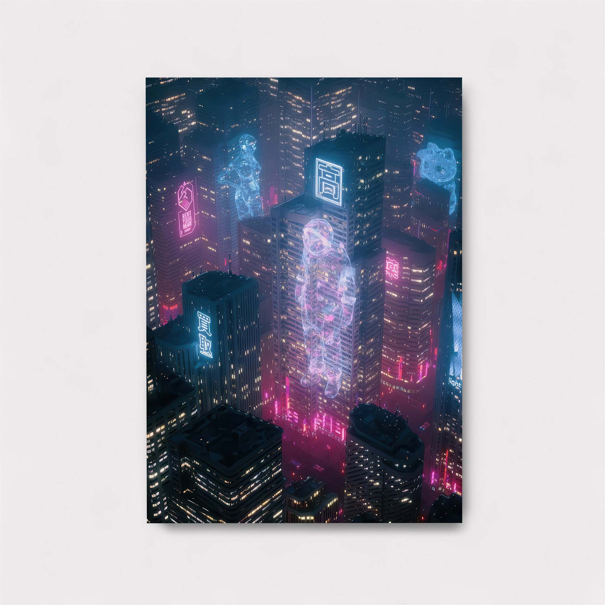 Neon Whimsy Safe Wall Magnetic / M