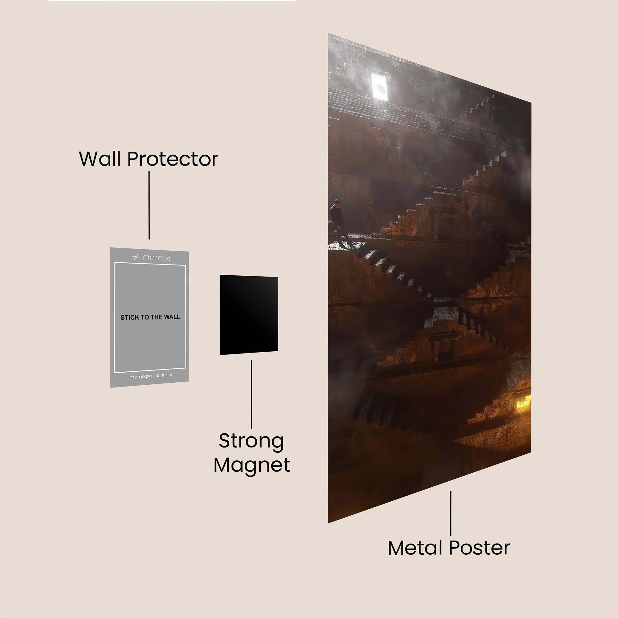Escher Mystery Safe Wall Magnetic / M