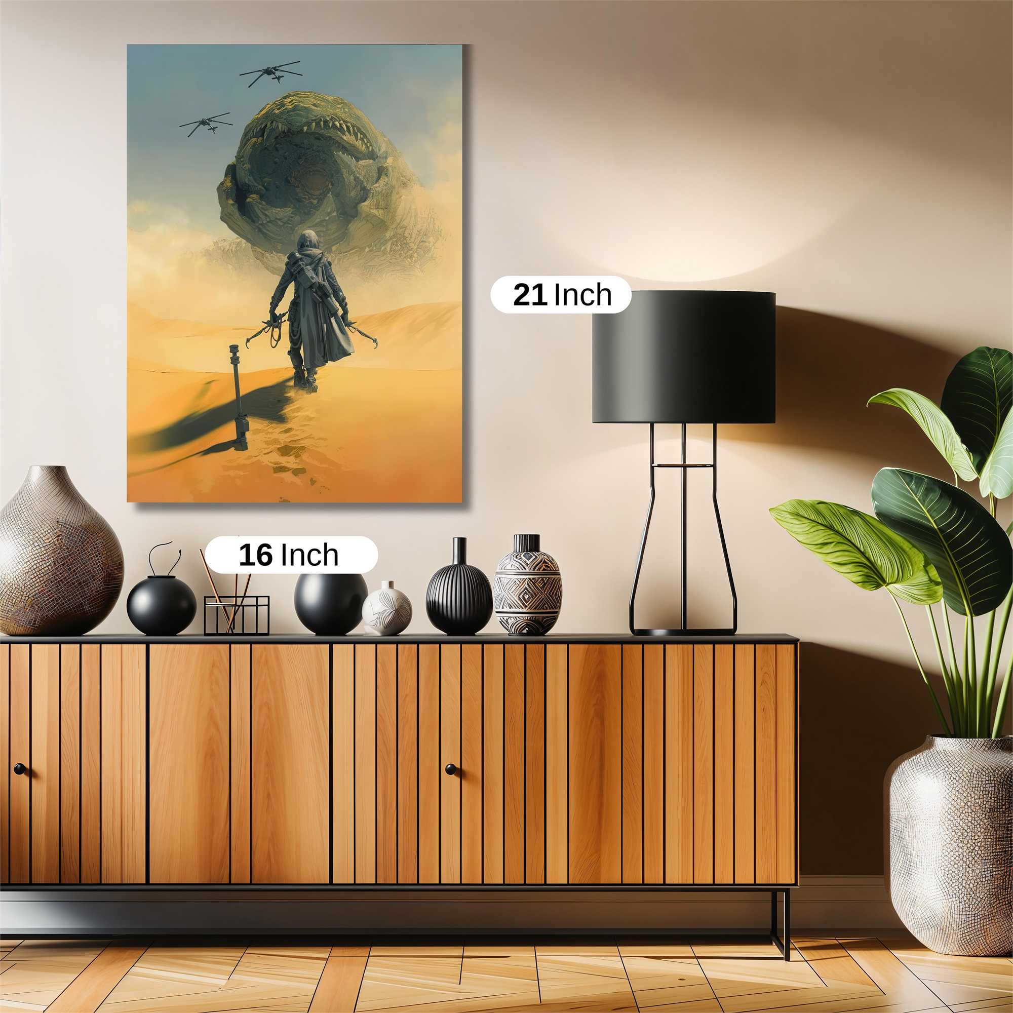 Desert Confrontation Safe Wall Magnetic / M