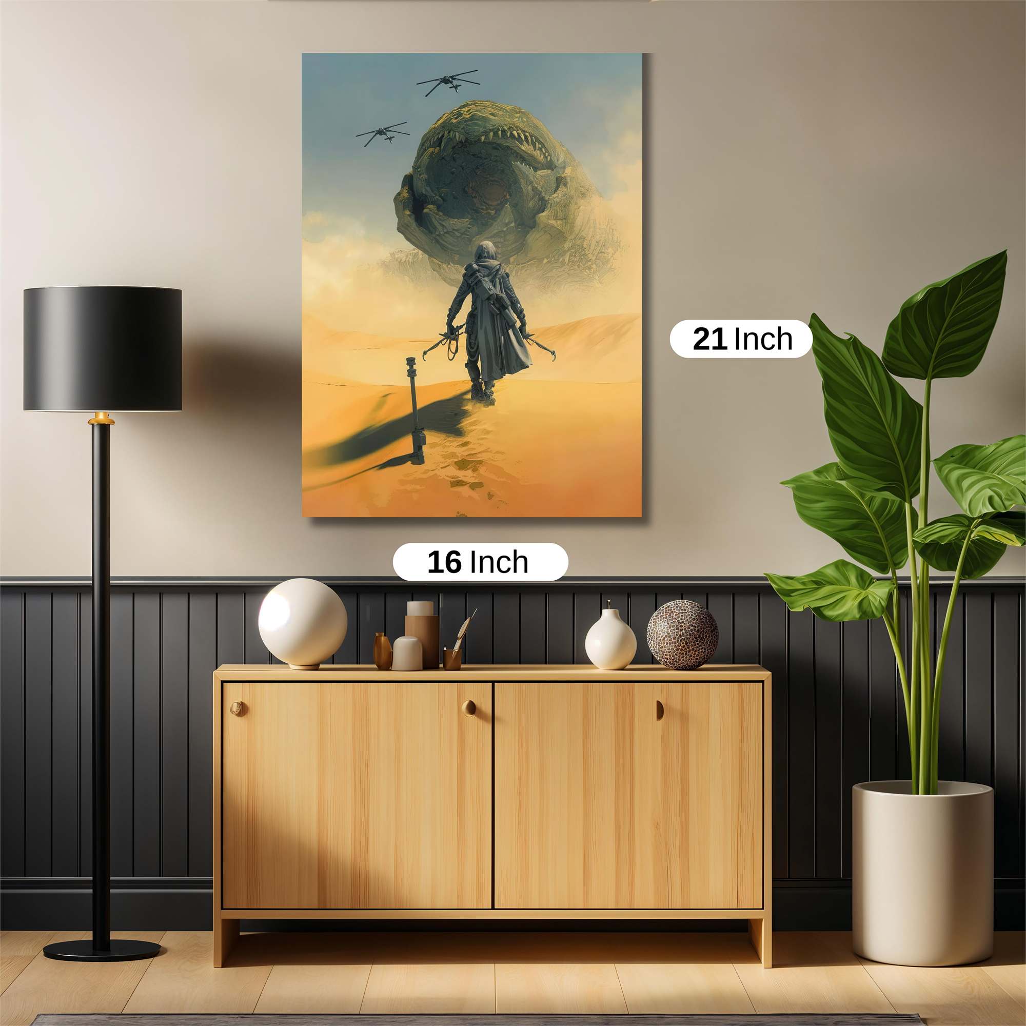 Desert Confrontation Safe Wall Magnetic / M