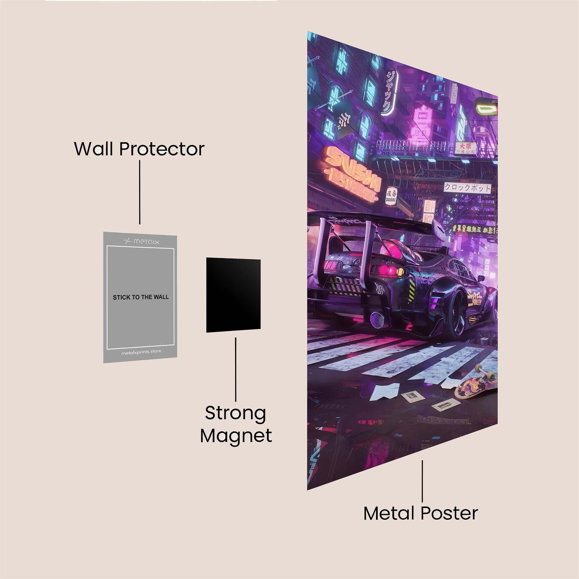 Neon Reverie Safe Wall Magnetic / M