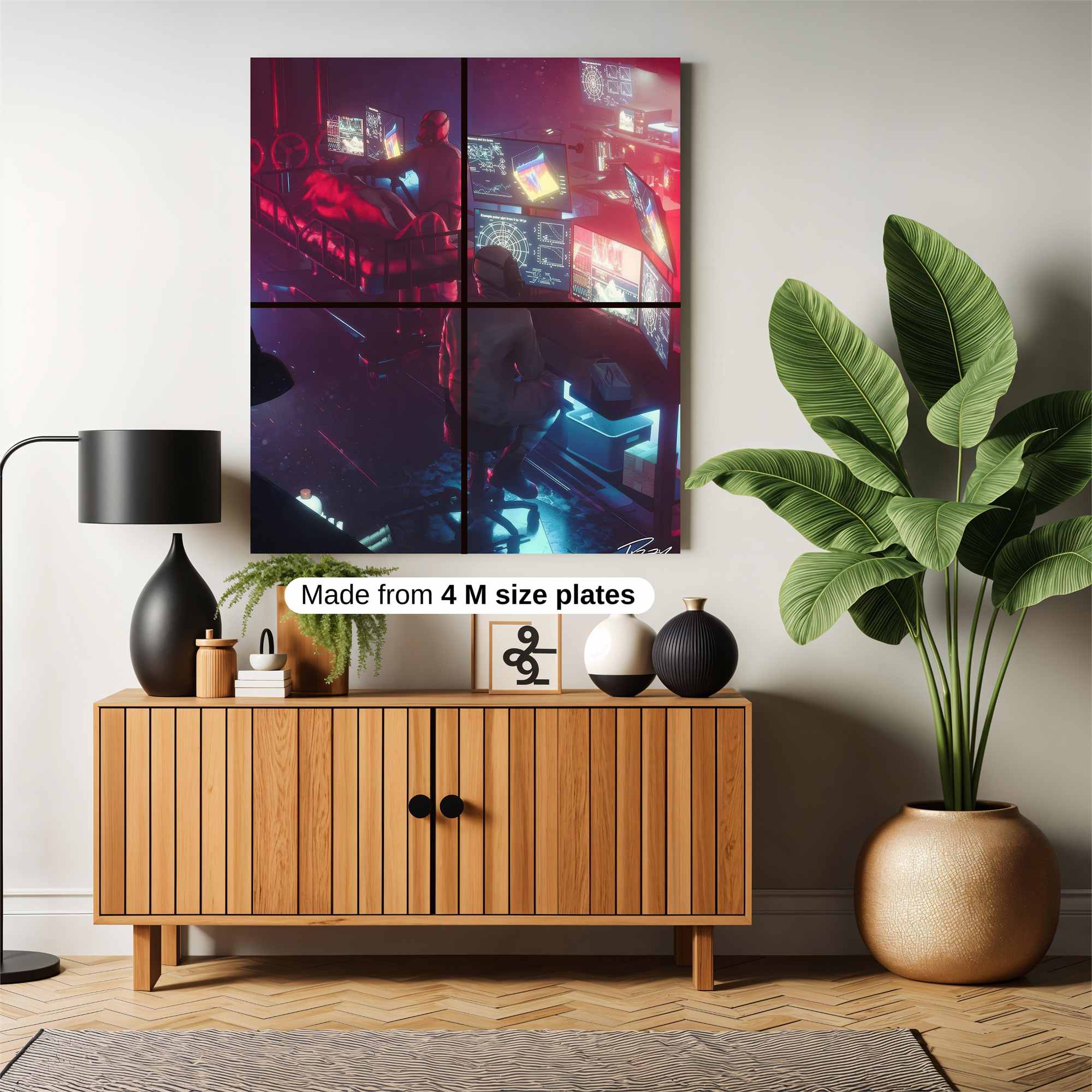 Neon Vigil Safe Wall Magnetic / M