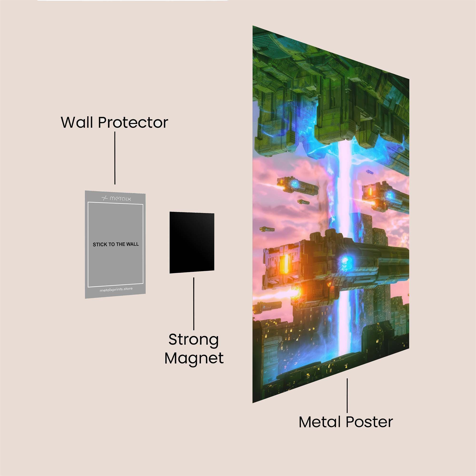 Invasion Cascade Safe Wall Magnetic / M
