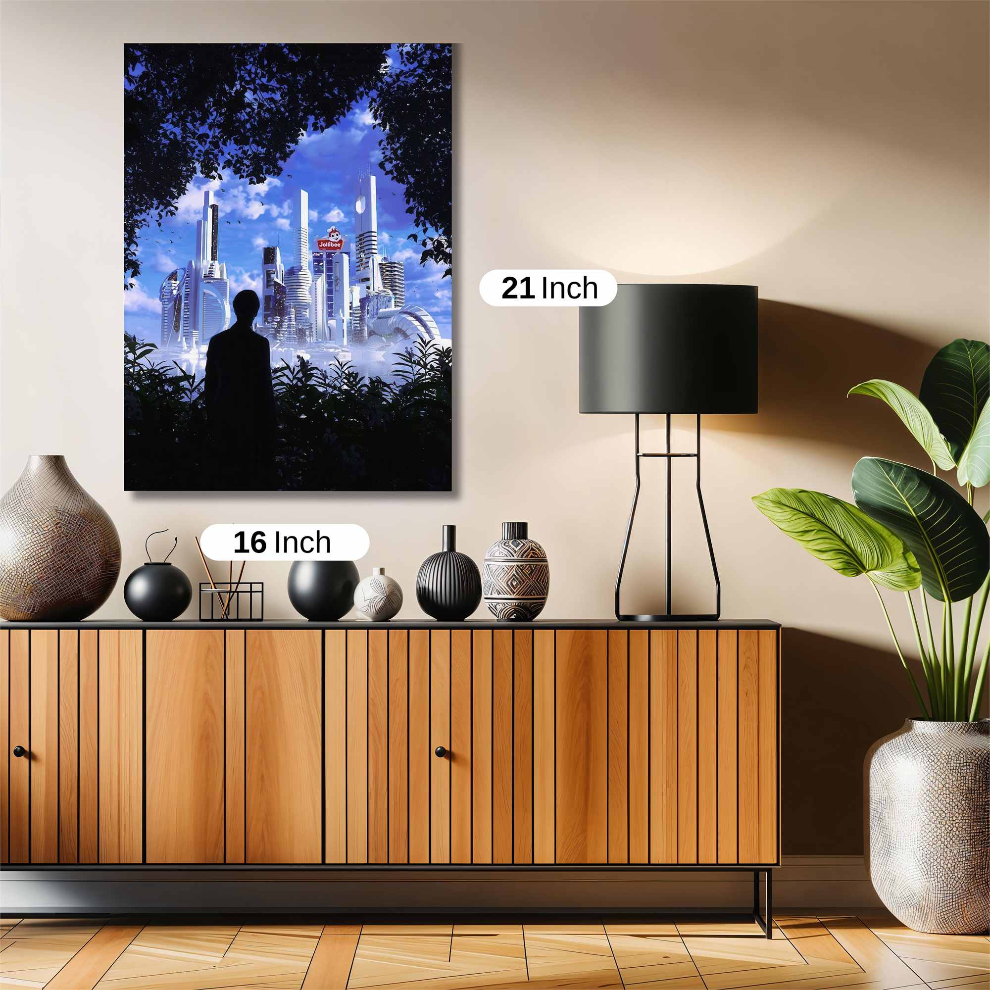 Futuristic Enclave Safe Wall Magnetic / M