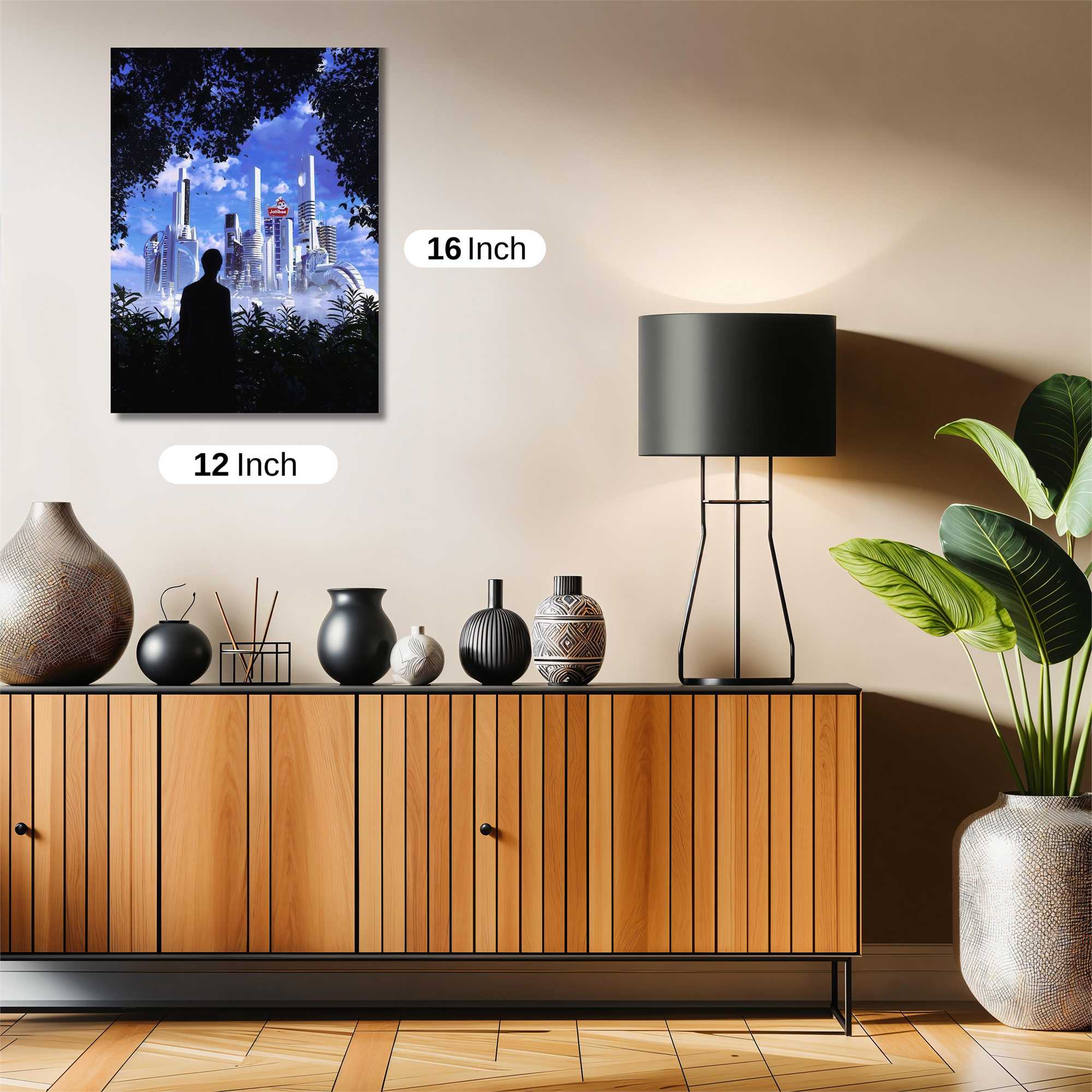 Futuristic Enclave Safe Wall Magnetic / M