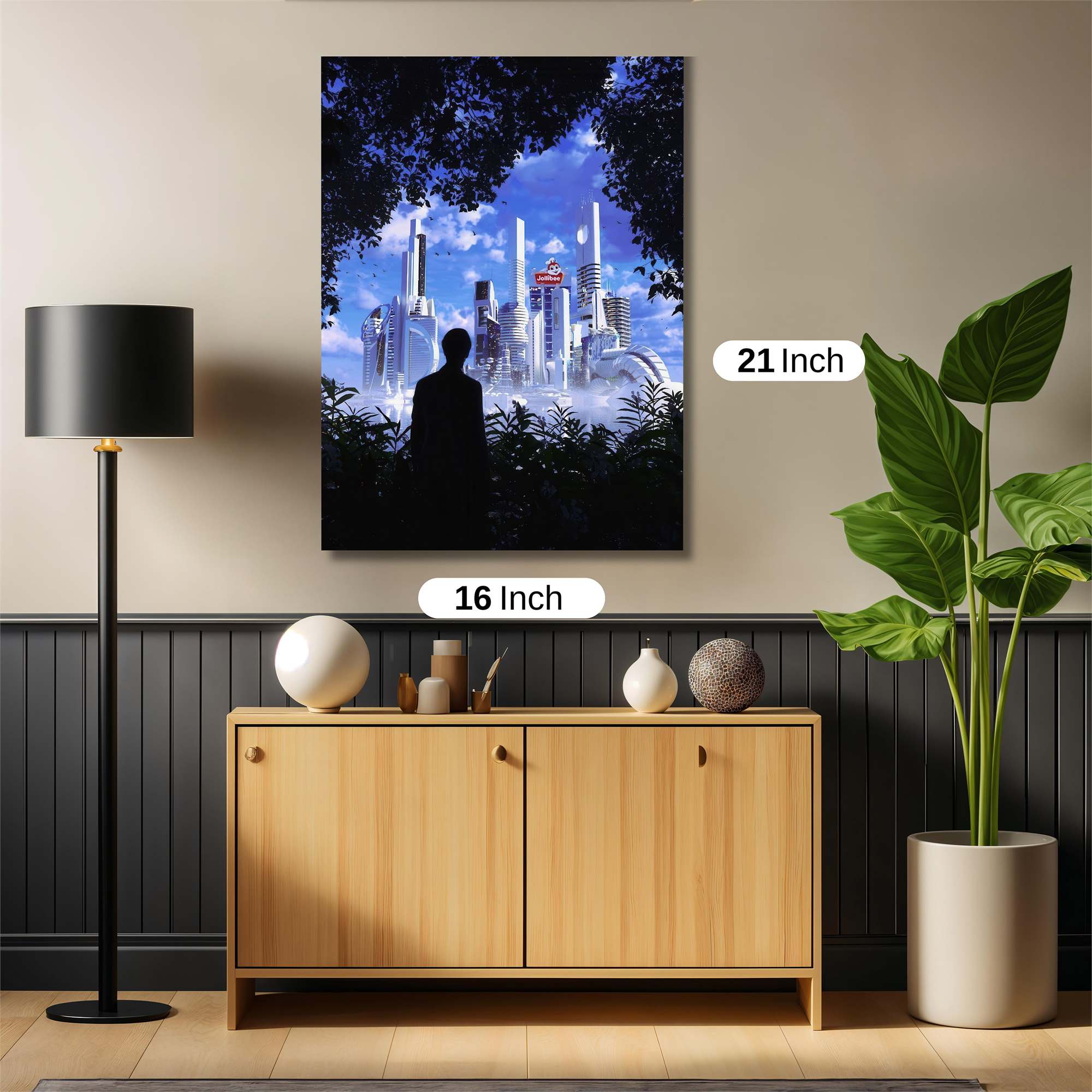 Futuristic Enclave Safe Wall Magnetic / M