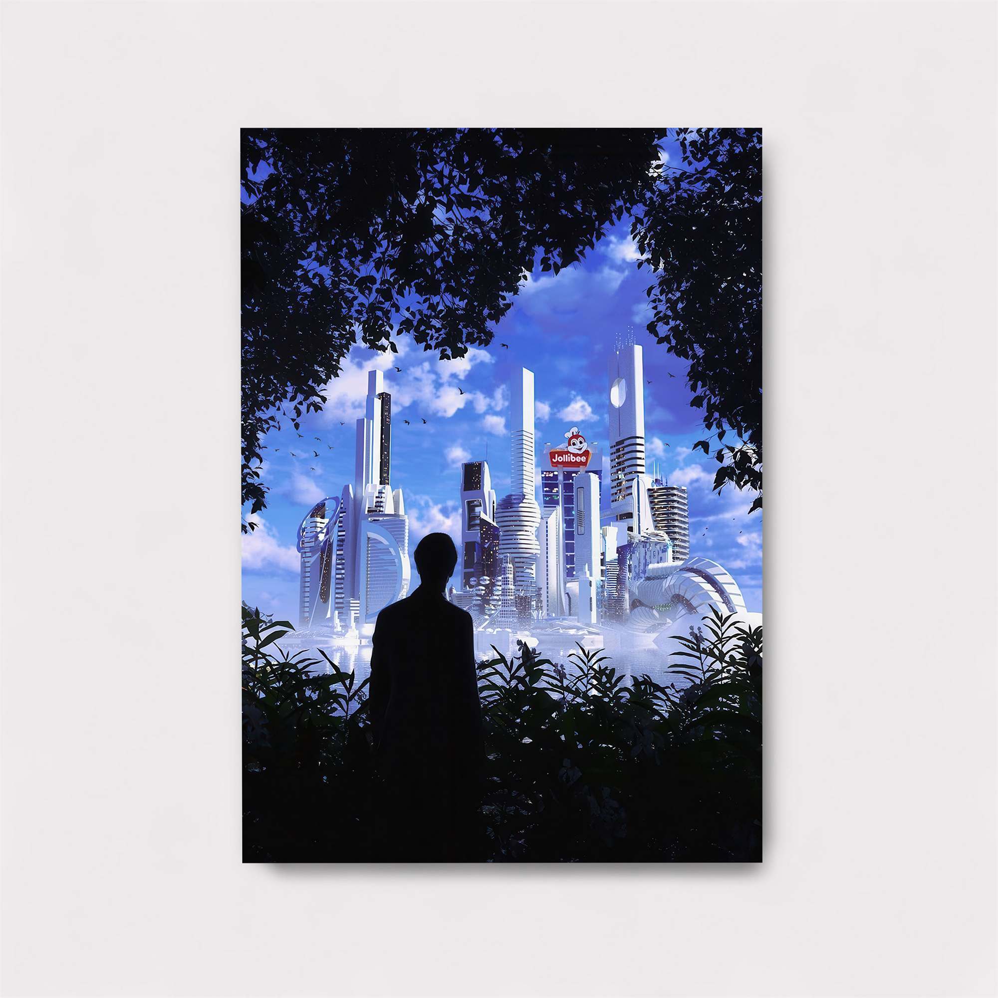 Futuristic Enclave Safe Wall Magnetic / M