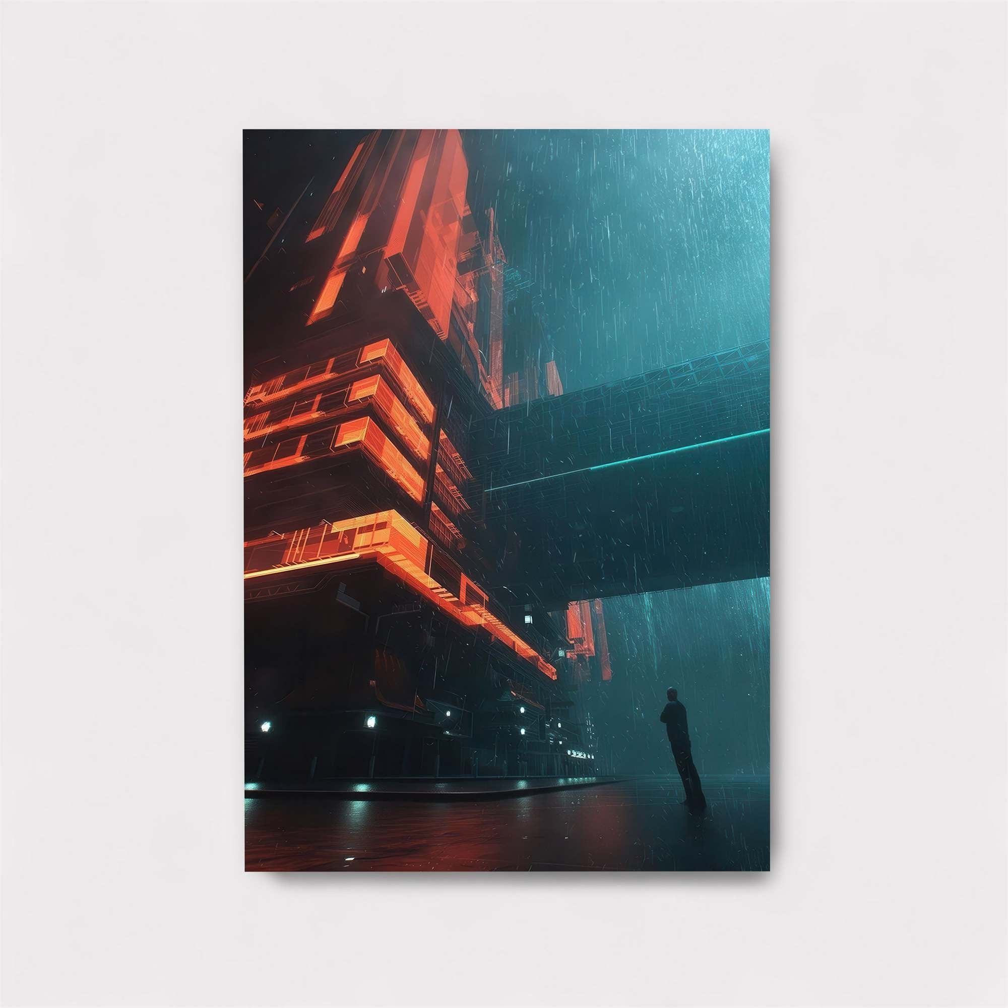 Neon Solitude Safe Wall Magnetic / M