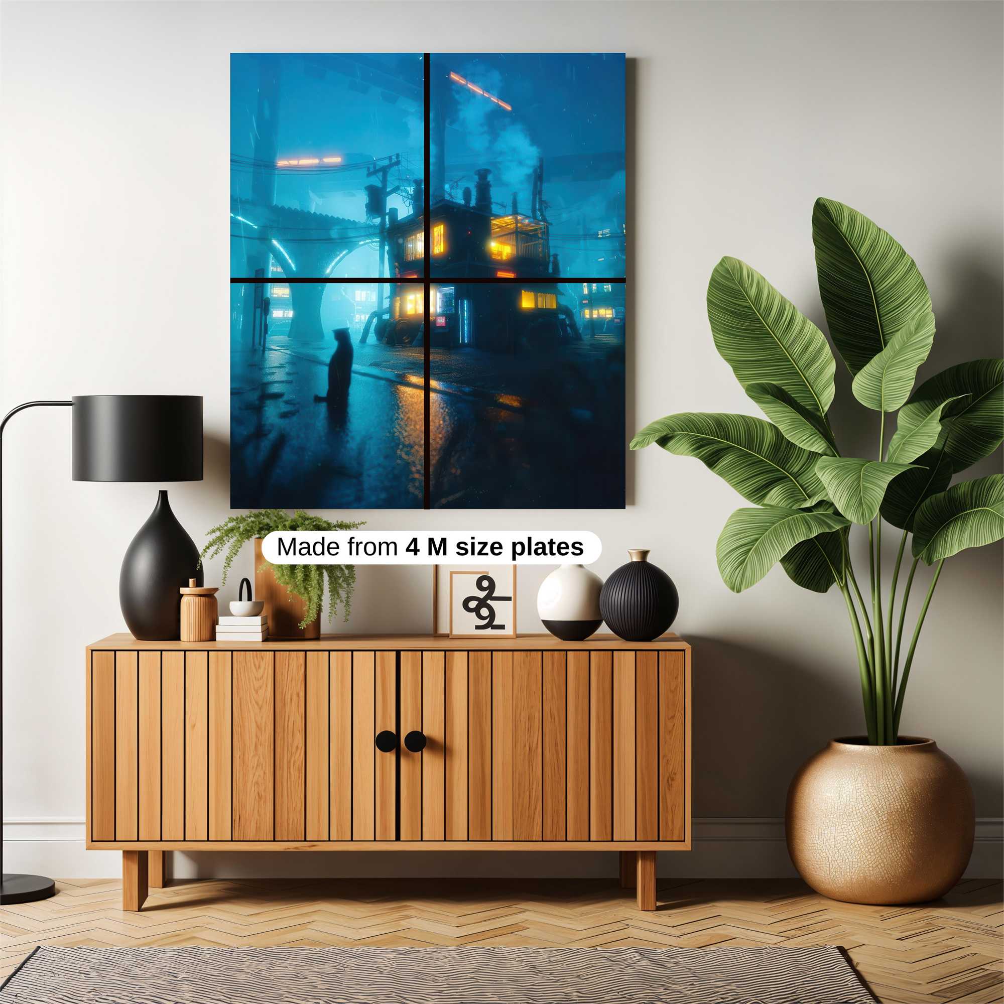 Neon Serenity Safe Wall Magnetic / M