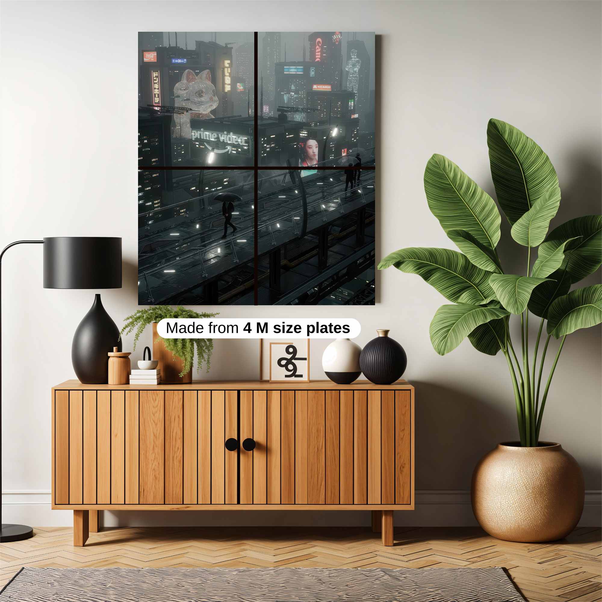 Neon Serenity Safe Wall Magnetic / M