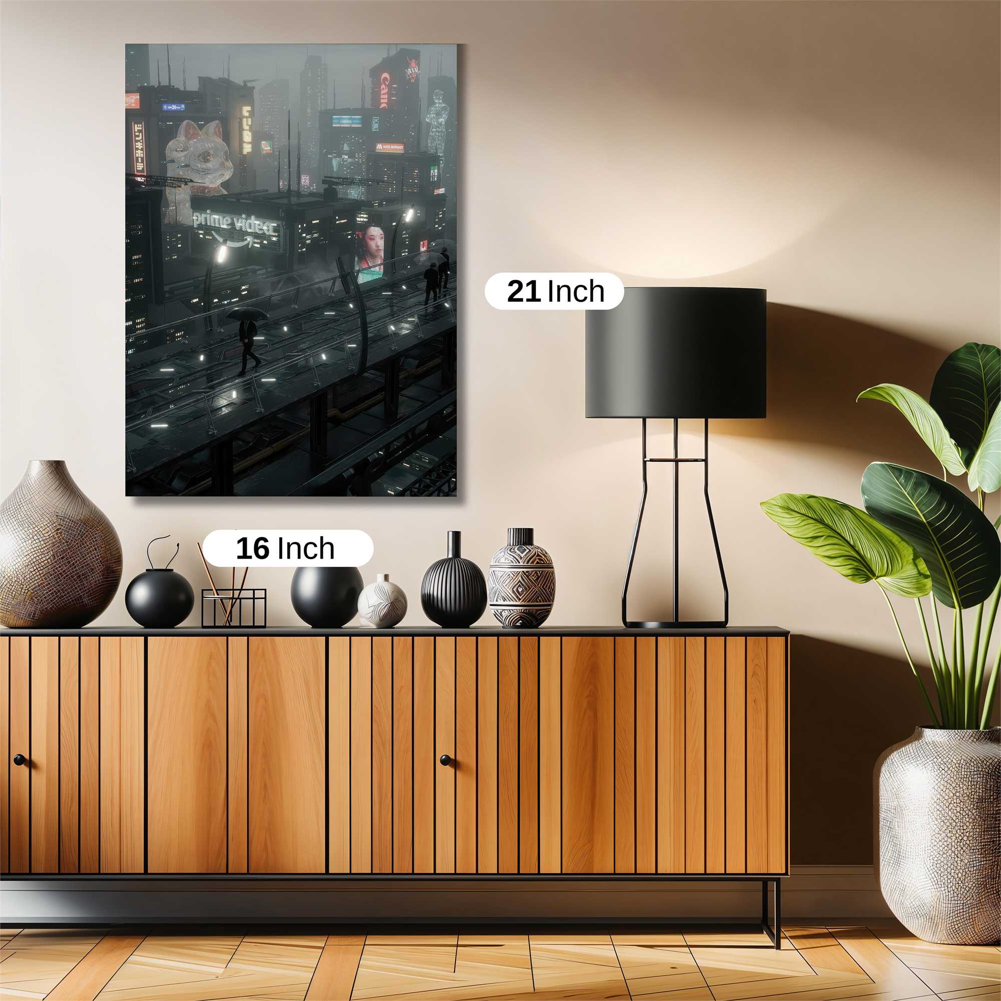 Neon Serenity Safe Wall Magnetic / M