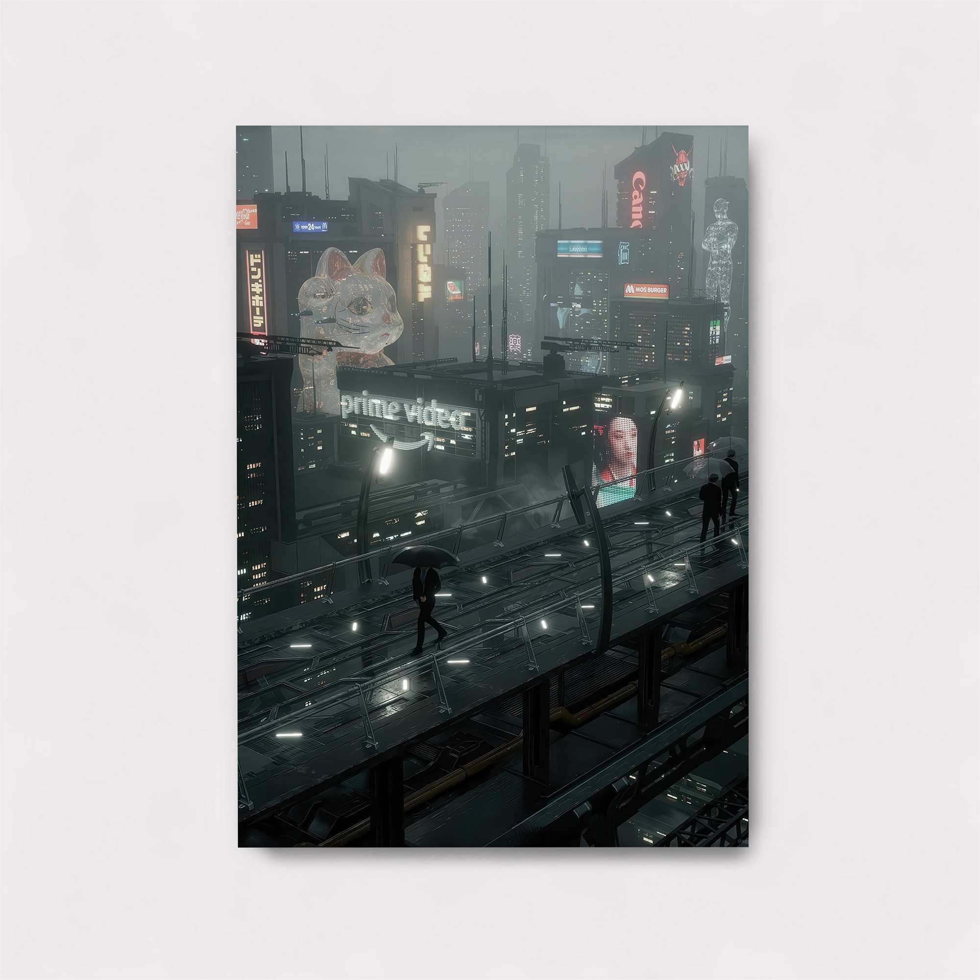 Neon Serenity Safe Wall Magnetic / M