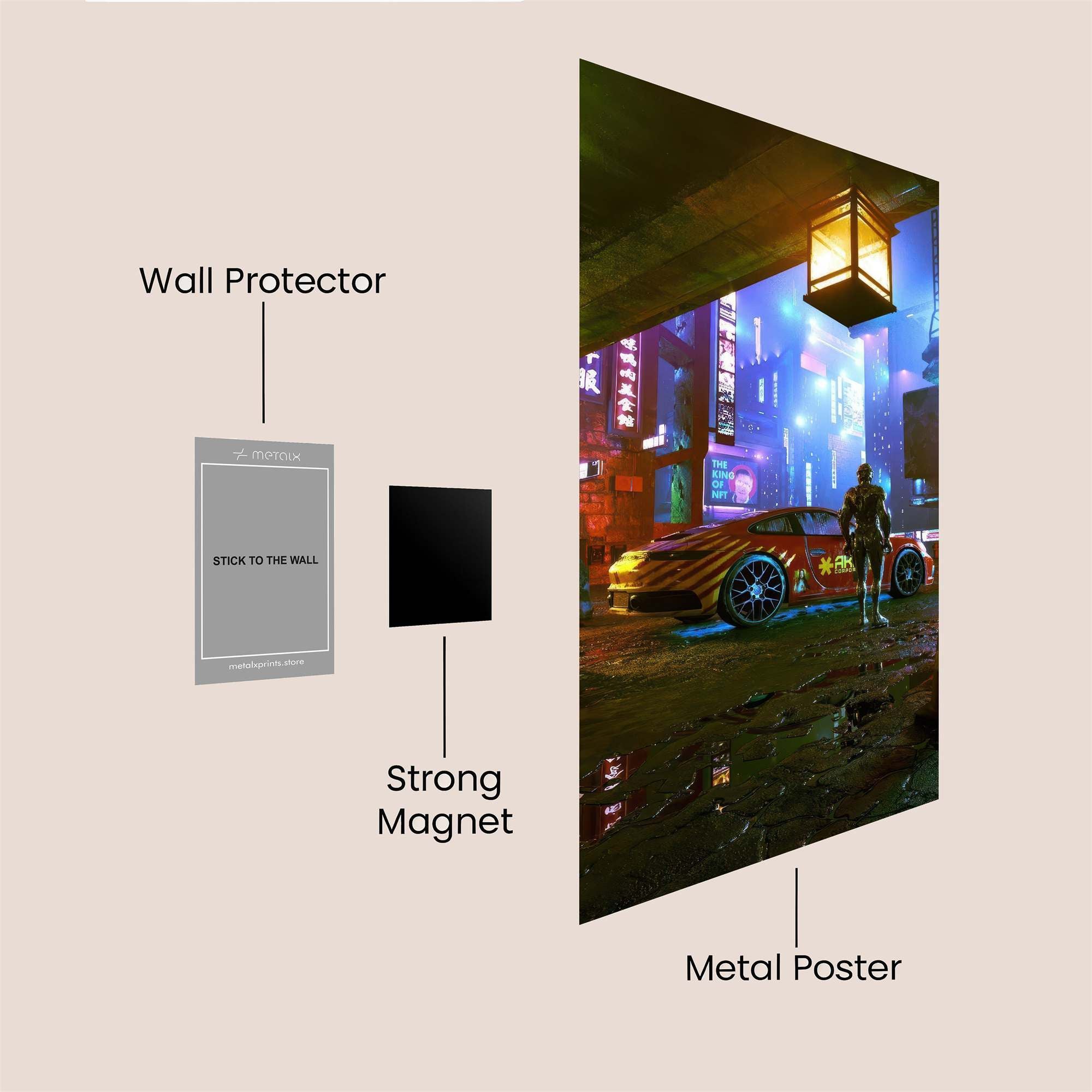 Neon Odyssey Safe Wall Magnetic / M
