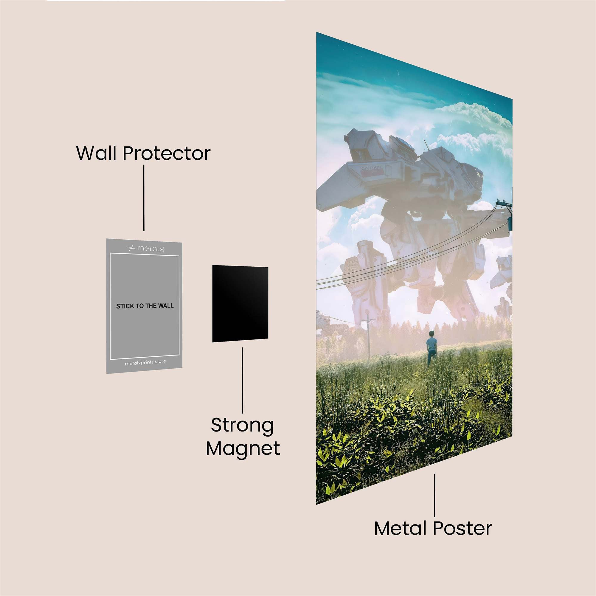 Nature Reverie Safe Wall Magnetic / M