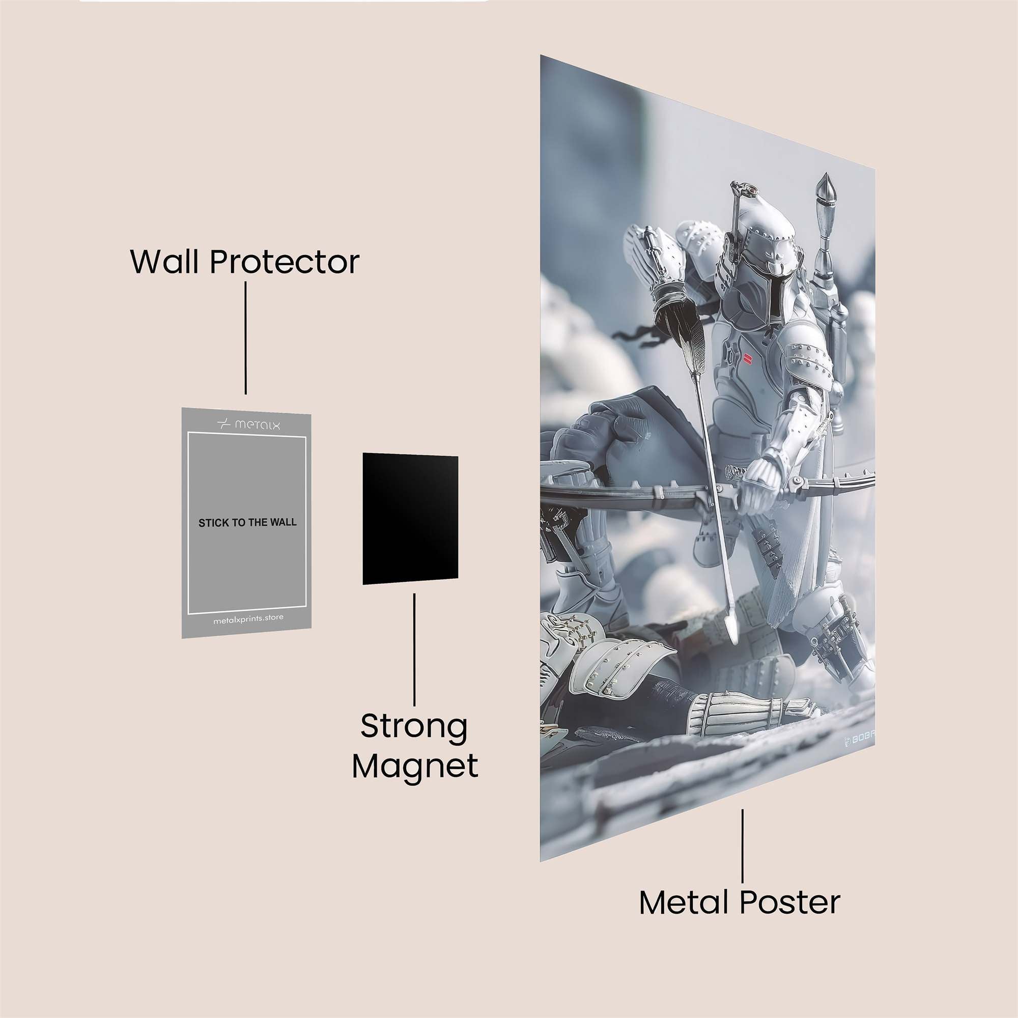 Samurai Triumph Safe Wall Magnetic / M