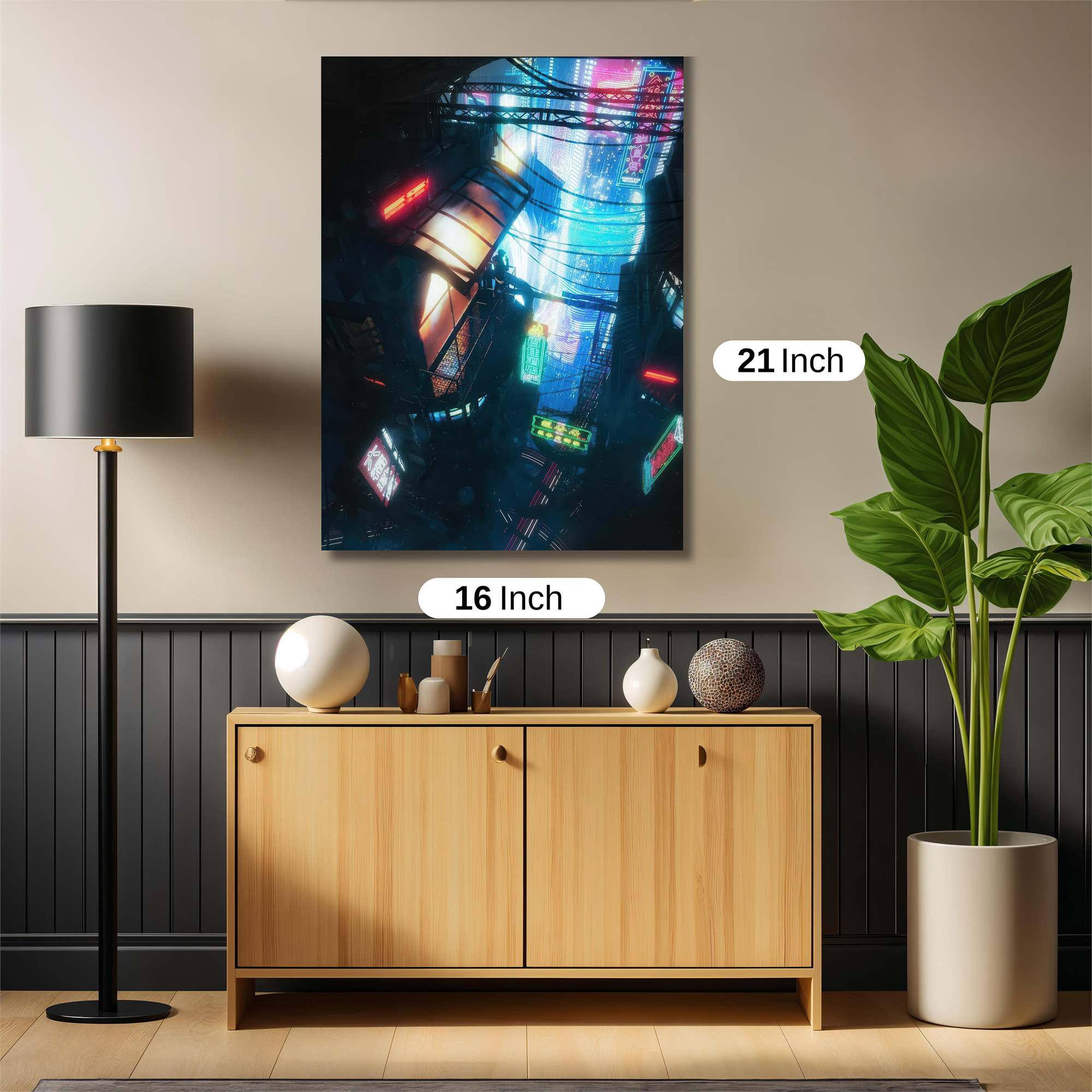 Neon Abyss Safe Wall Magnetic / M