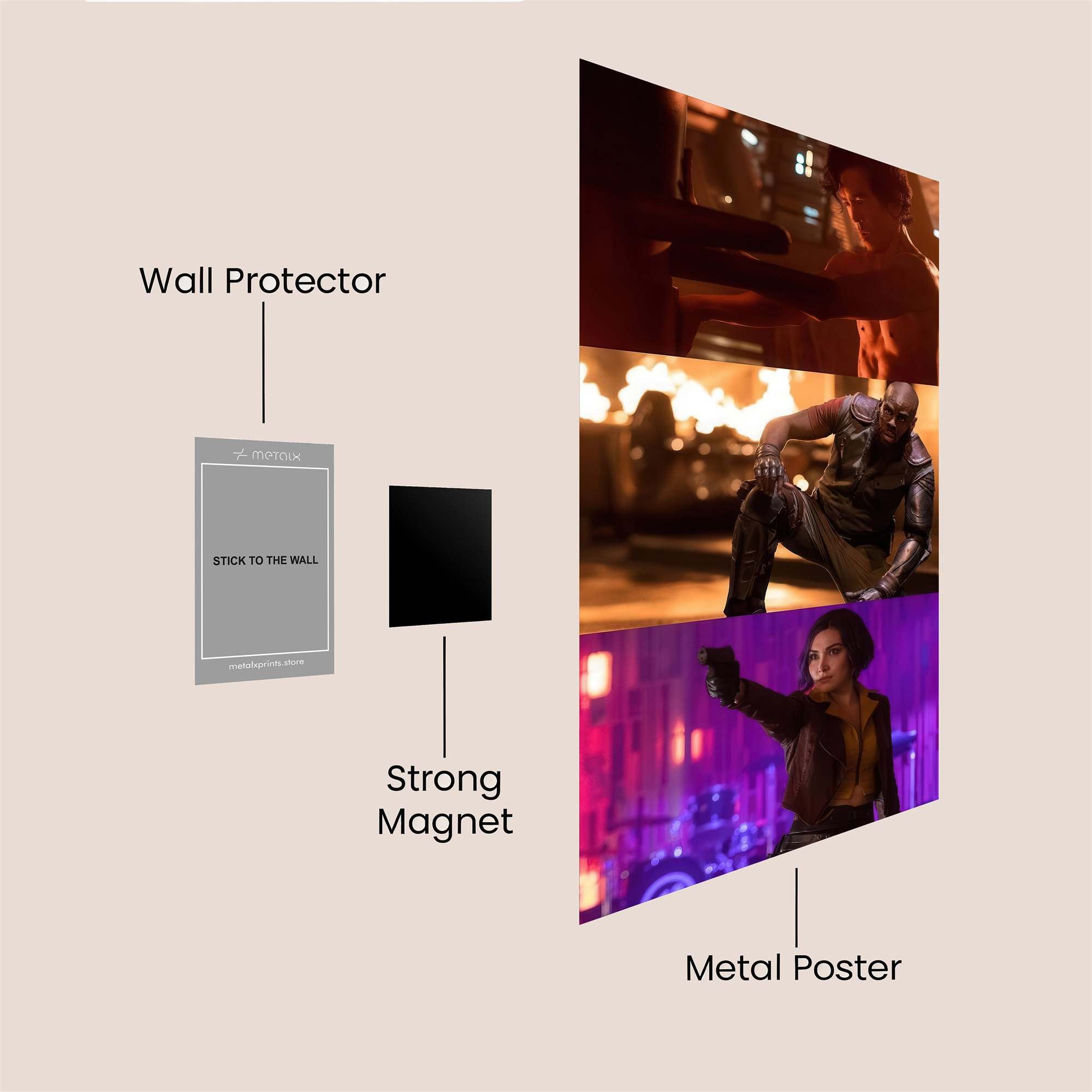 Cowboy Groove Safe Wall Magnetic / M