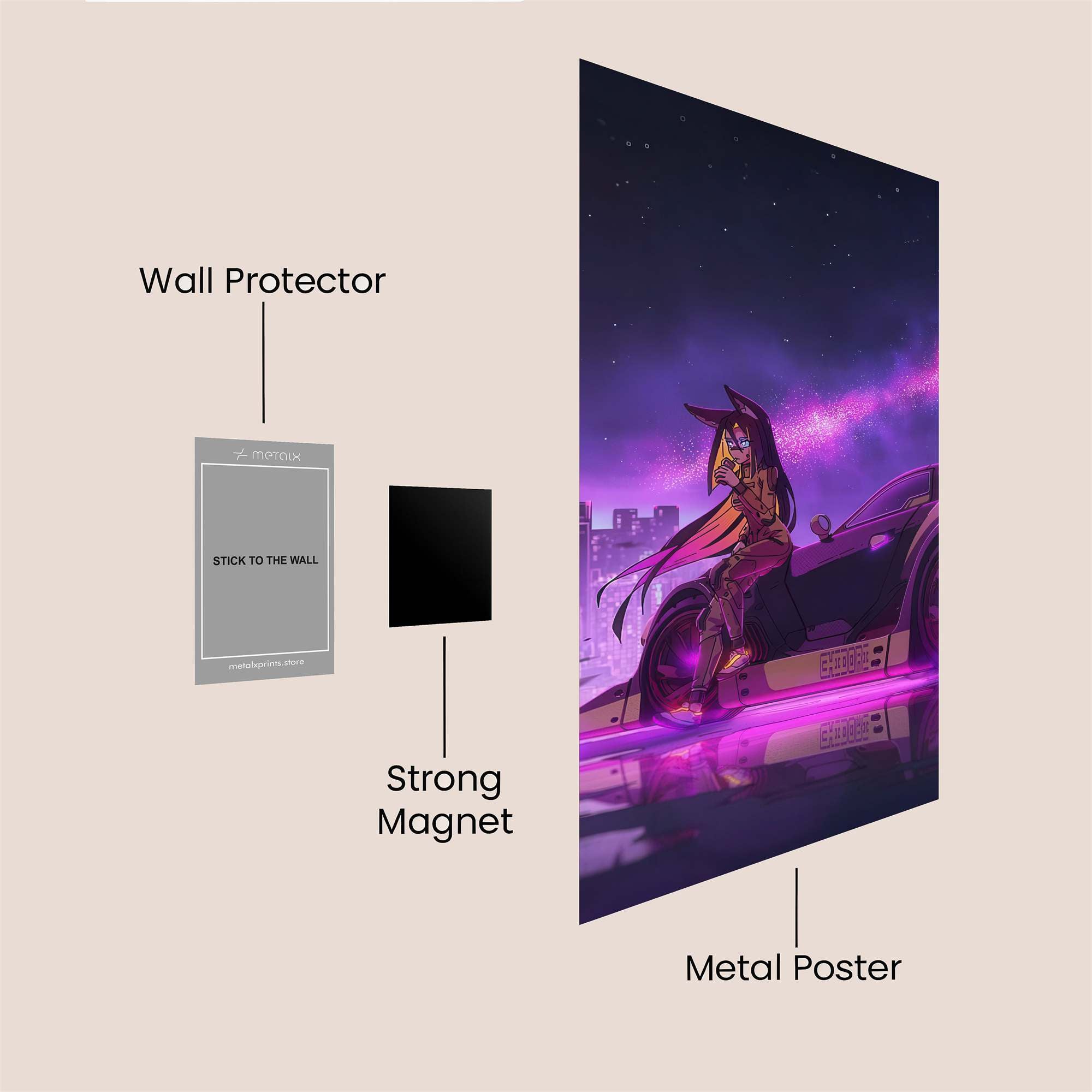 Ethereal Grasp Safe Wall Magnetic / M