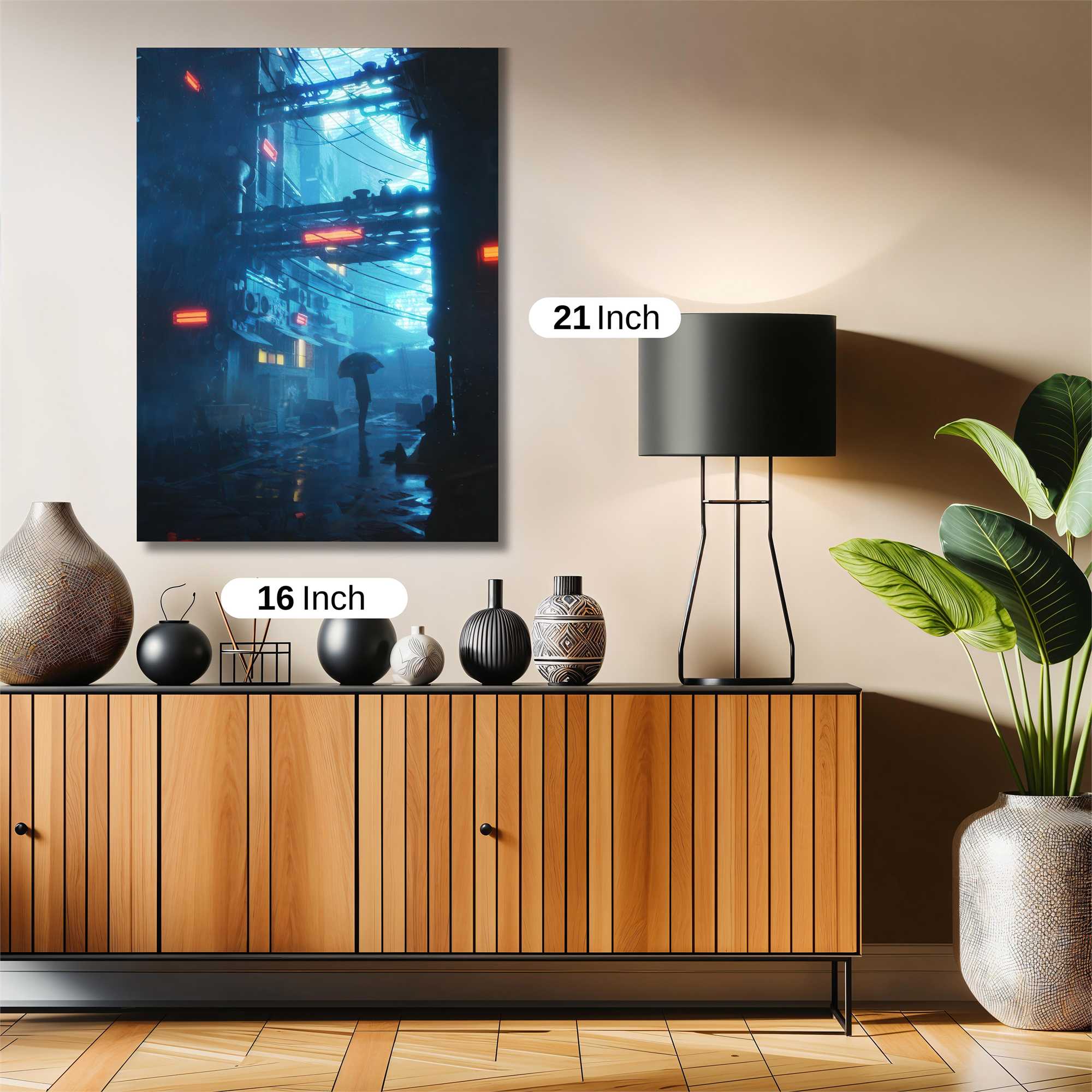 Neon Solitude Safe Wall Magnetic / M