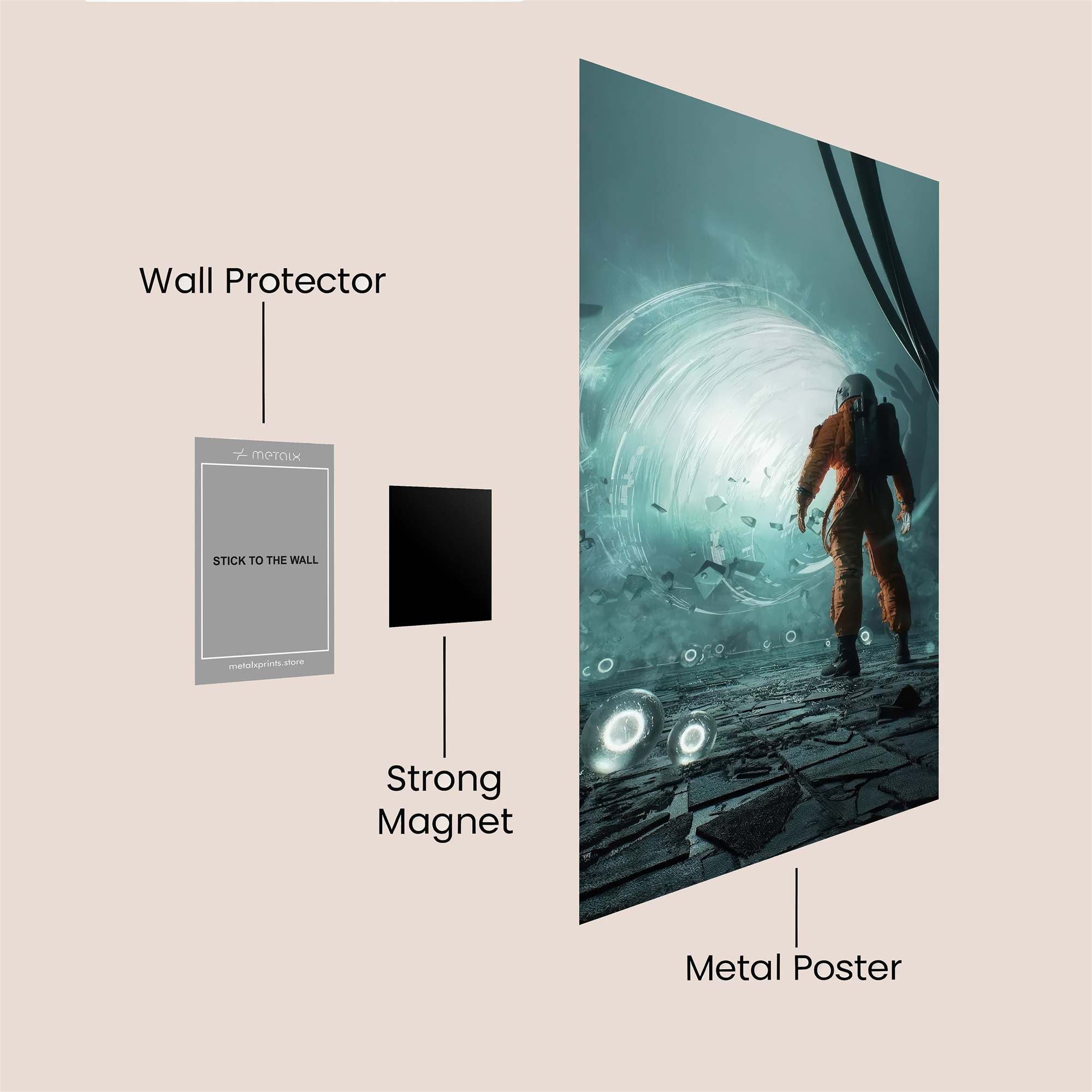 Portal Odyssey Safe Wall Magnetic / M