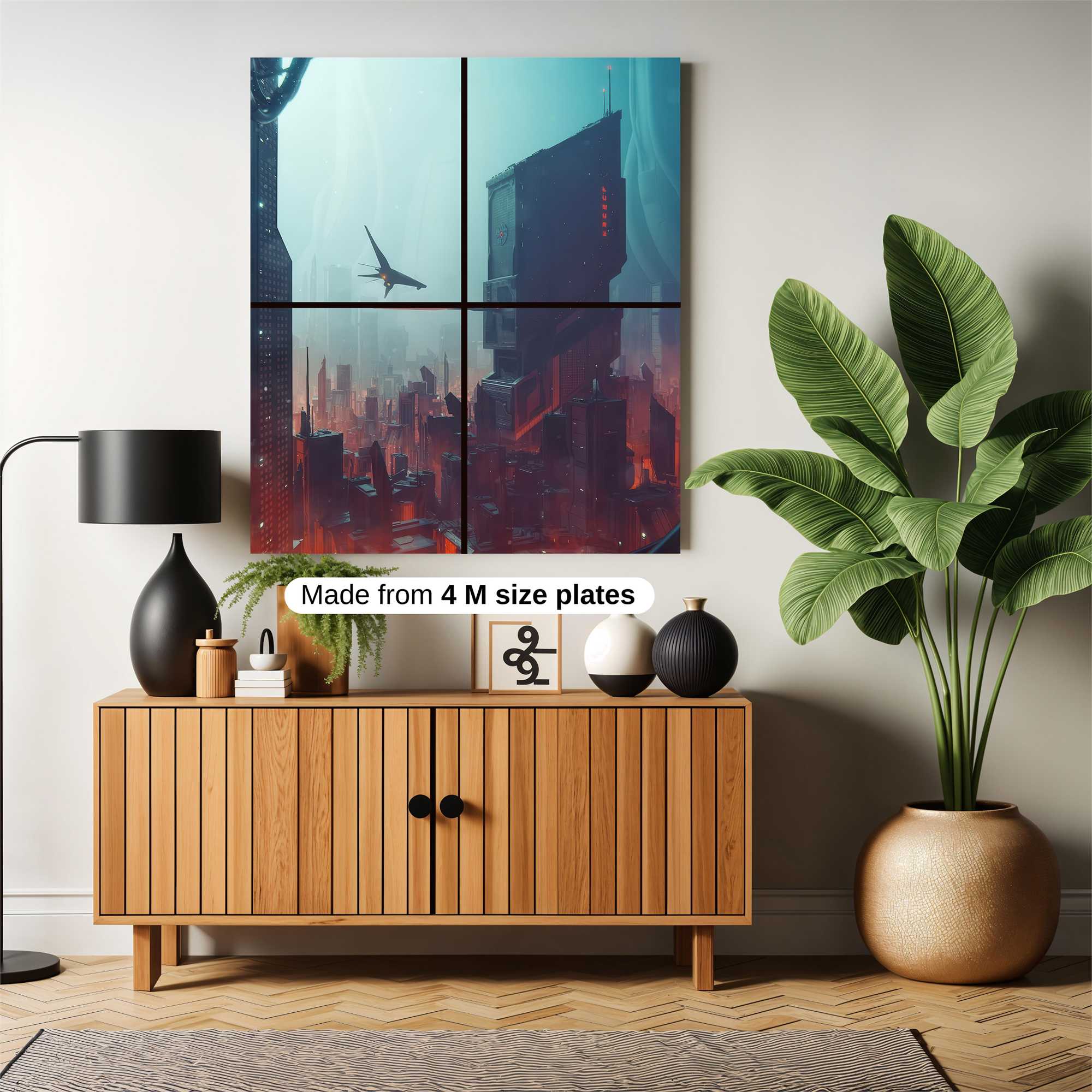 Futuristic Vibration Safe Wall Magnetic / M