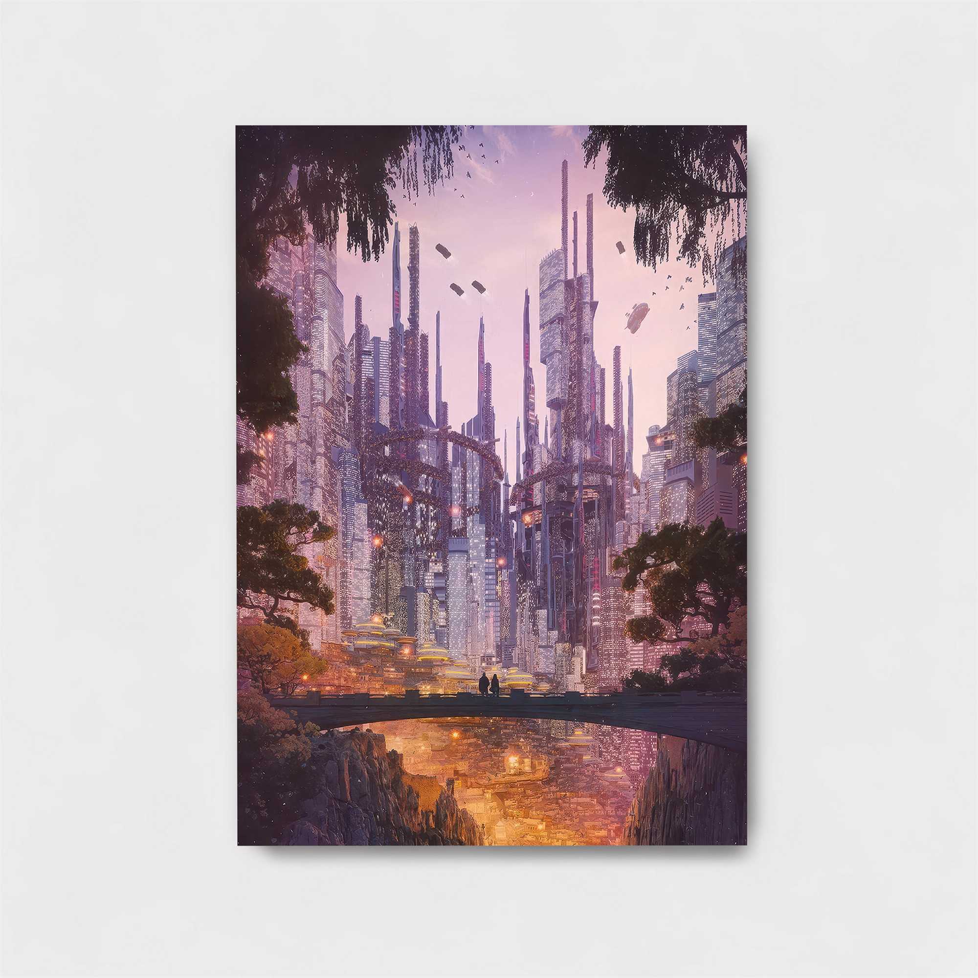 Futuristic Serenity Safe Wall Magnetic / M