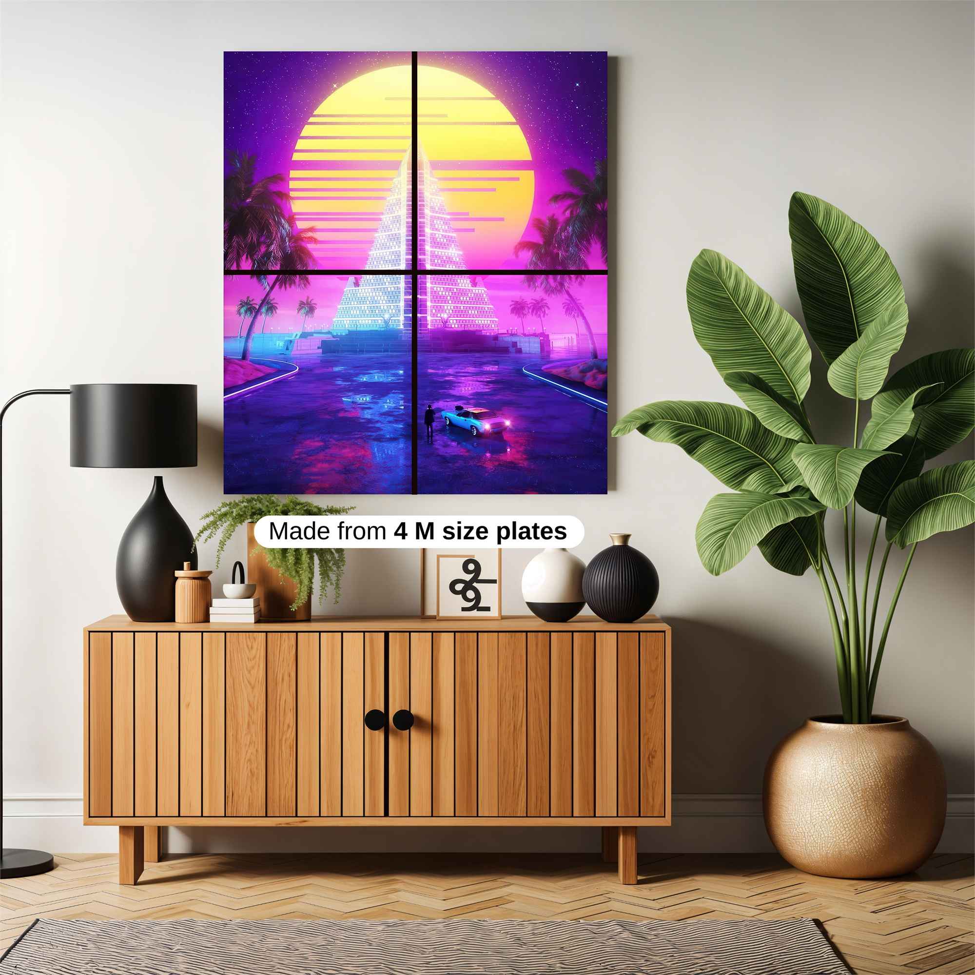 Neon Reverie Safe Wall Magnetic / M