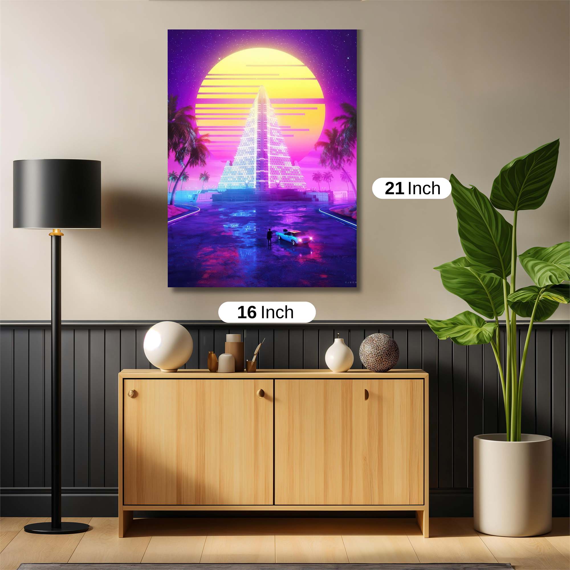 Neon Reverie Safe Wall Magnetic / M