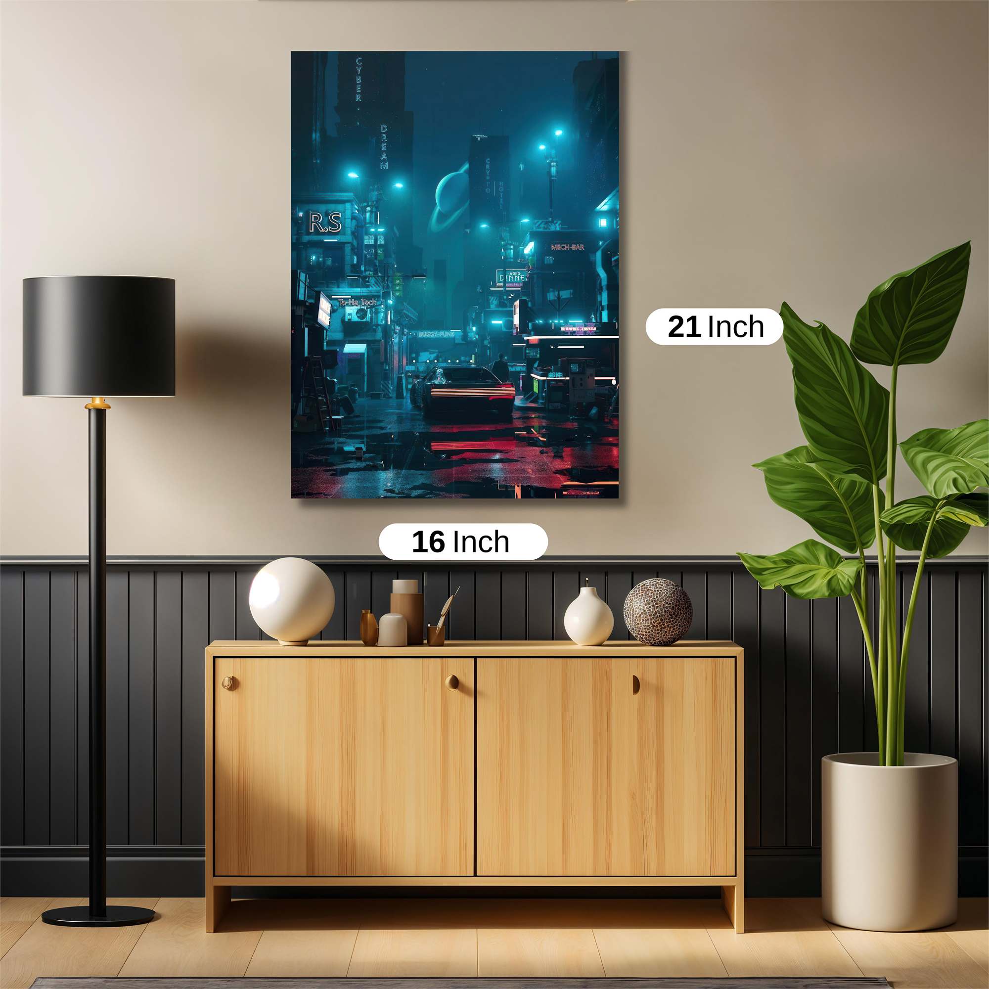 Neon Dreams Safe Wall Magnetic / M