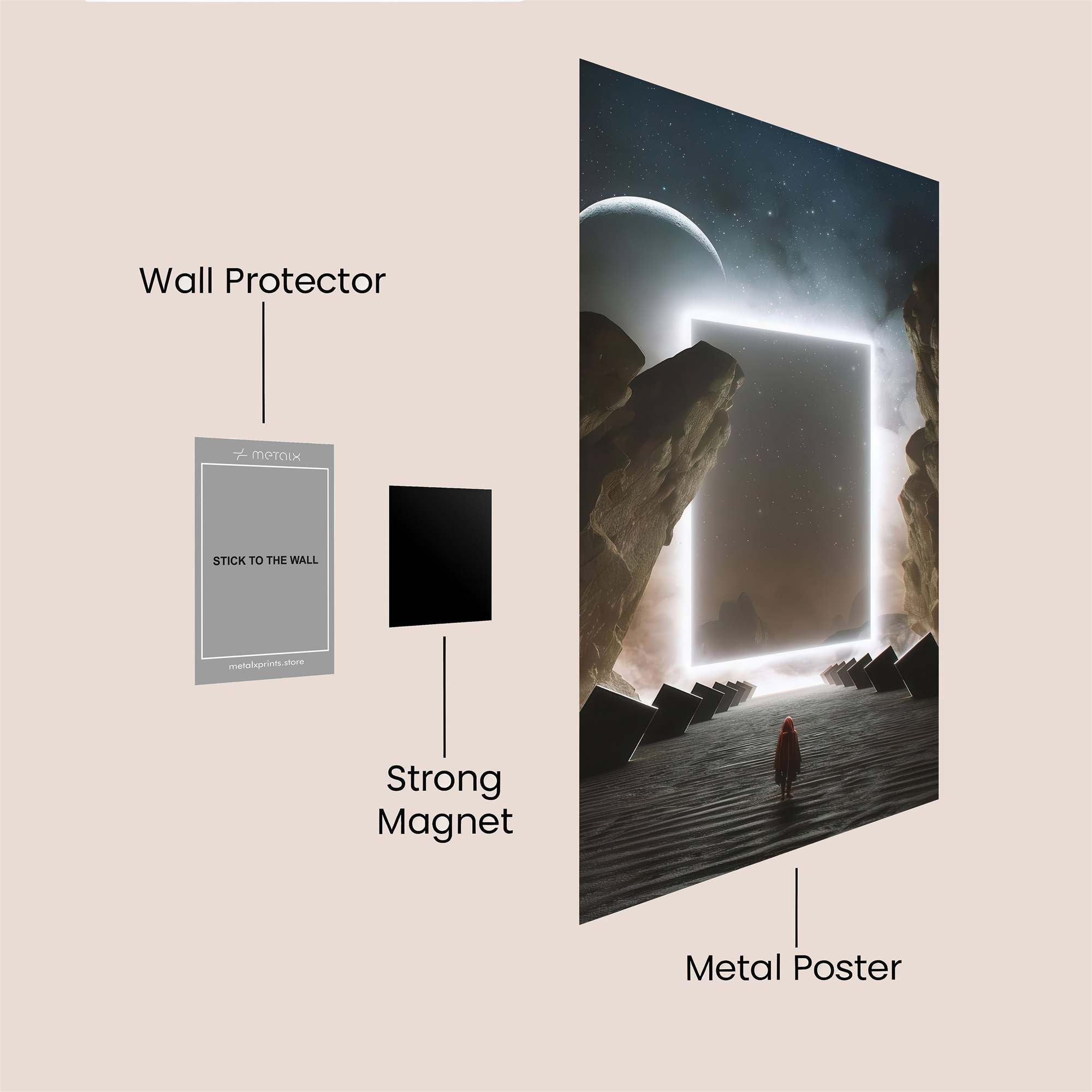 Portal Enigma Safe Wall Magnetic / M
