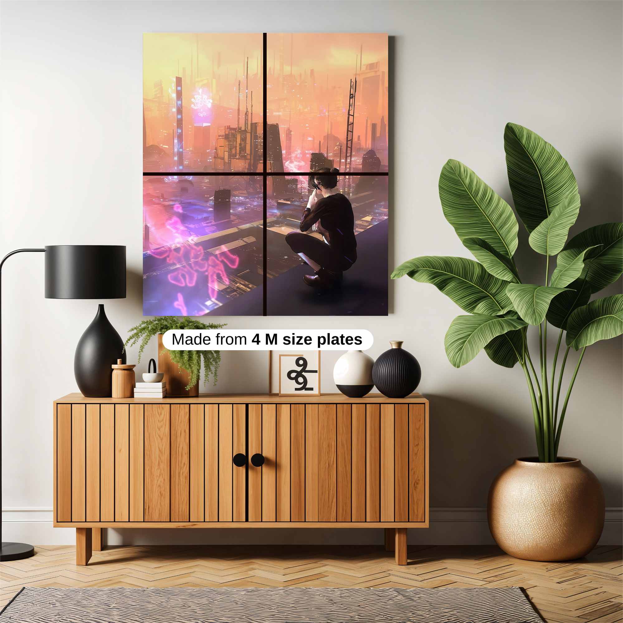 Futuristic Reverie Safe Wall Magnetic / M